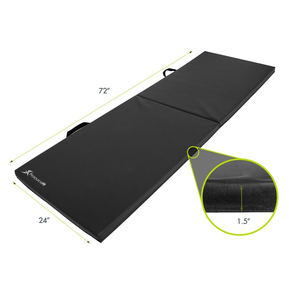 ProsourceFit PS1940DFMBLACK Yoga-Mats - View #2