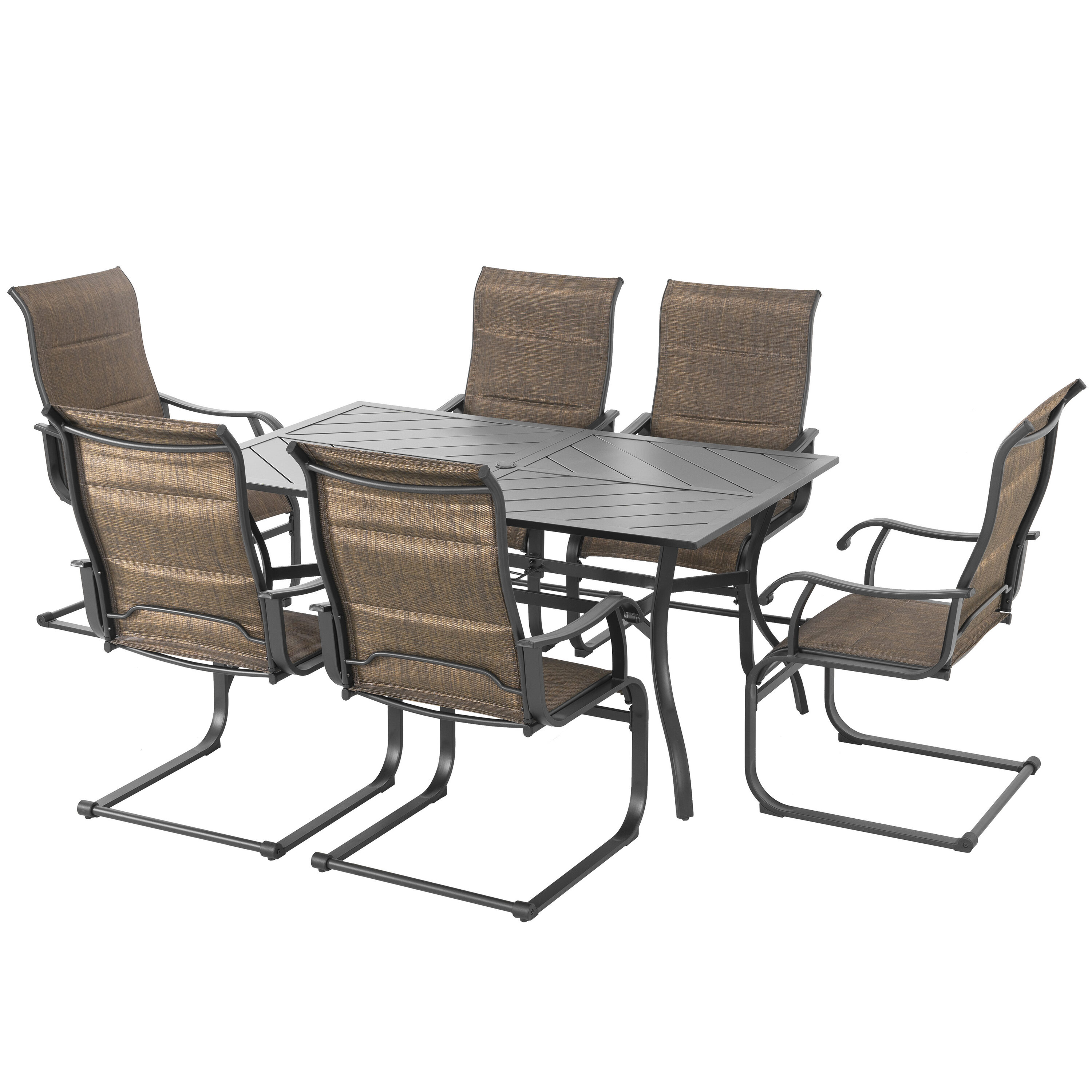 Nuu Garden SD006BN-T352BK Patio-Dining-Sets - View #2