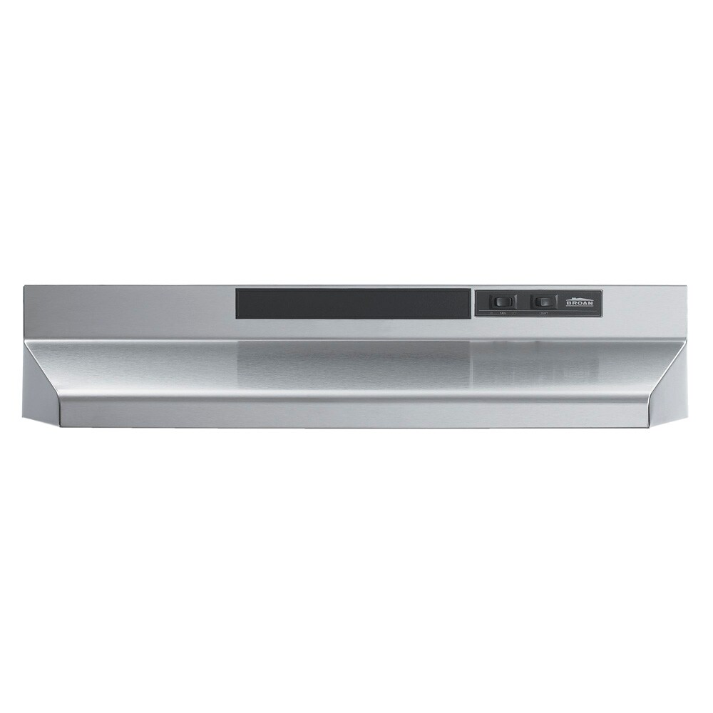 Broan 36-in Convertible Stainless Steel Undercabinet Range Hood at ...