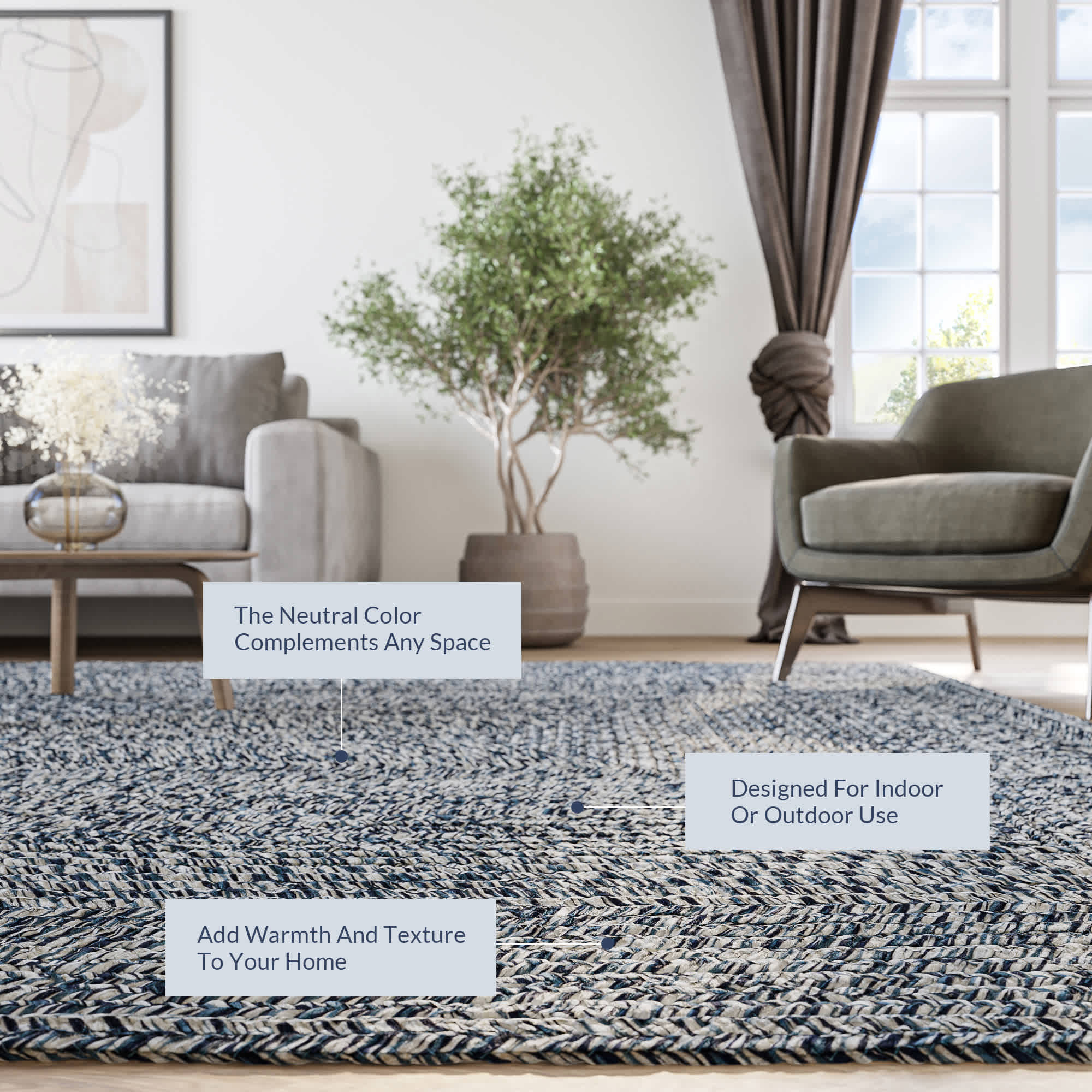 Belleze 014-HG-90004-LB rugs - View #4