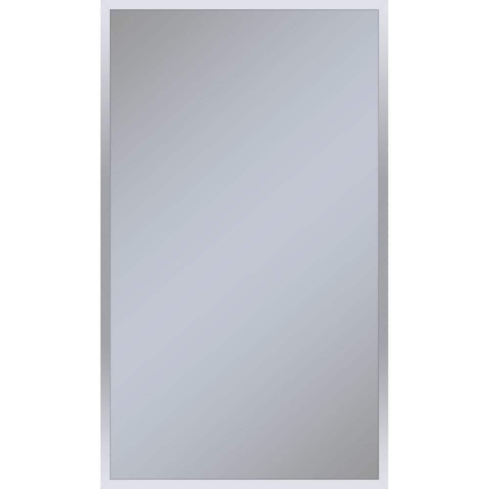 Robern  PC2440D4TLE Profiles 231/4 Inch x 393/8 Inch Framed Single Door Medicine Cabinet with Left Hinge, Safeseal, Magnetic Organization, Integrated USB Ports, and Integrated Outlets