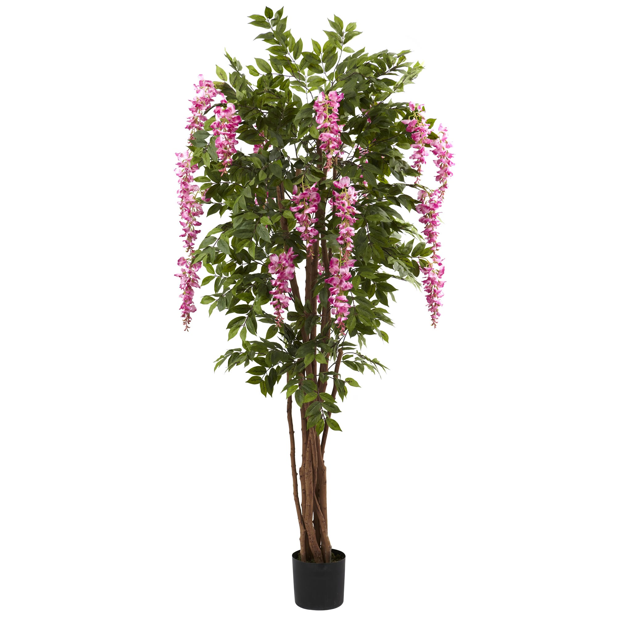 Nearly Natural 5349 78-in Green/Pink Indoor Silk Artificial Tree