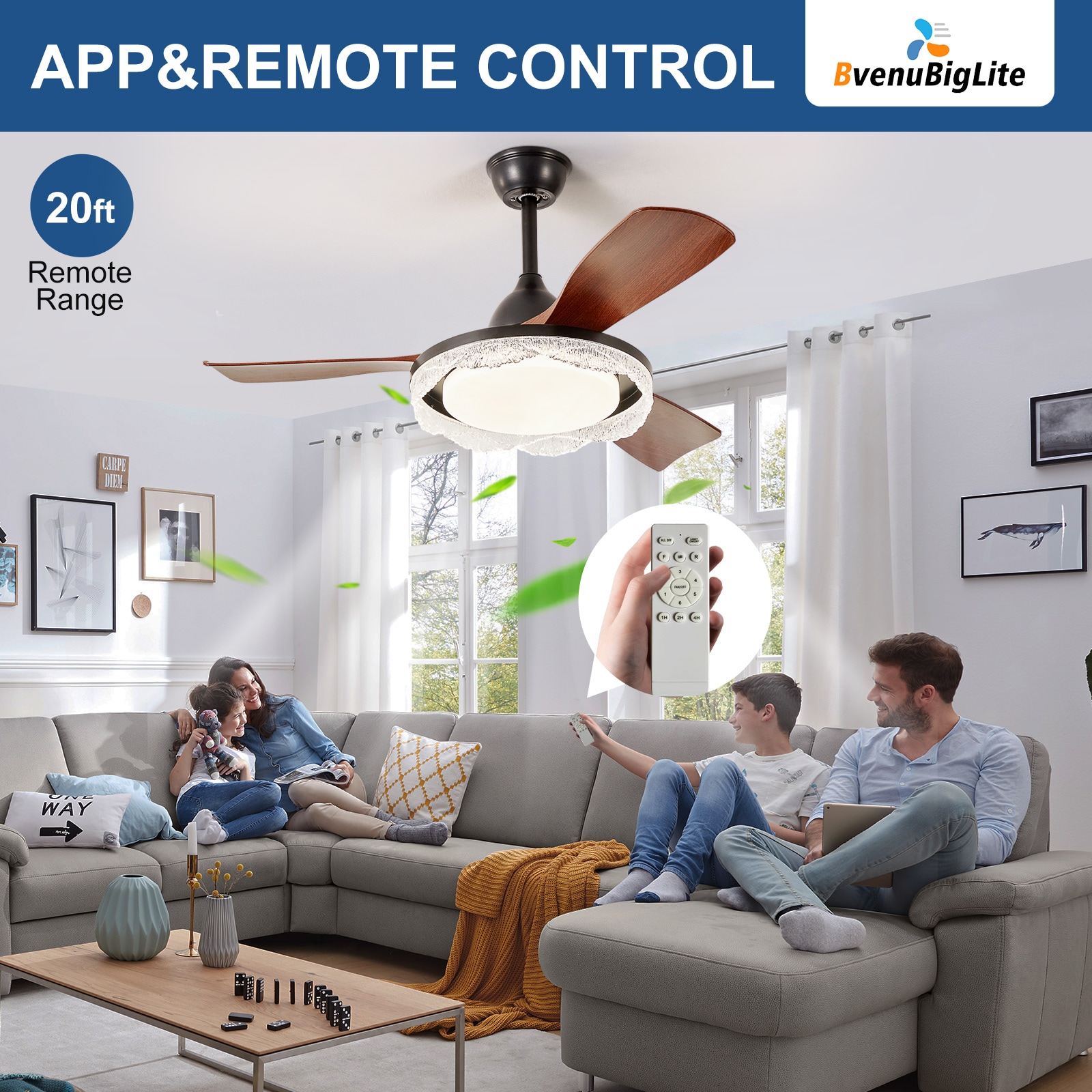 Dovanpaul 233-42A-BR Ceiling-Fans - View #4