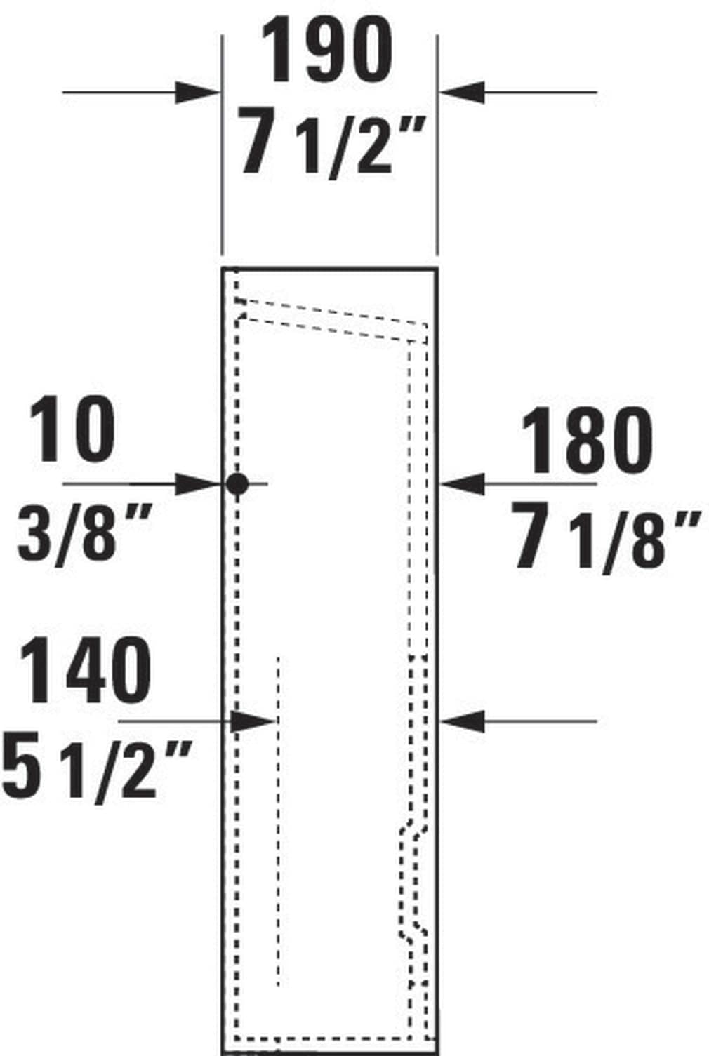 Duravit 08632700002 Complete-Pedestal-Lavatories - View #4