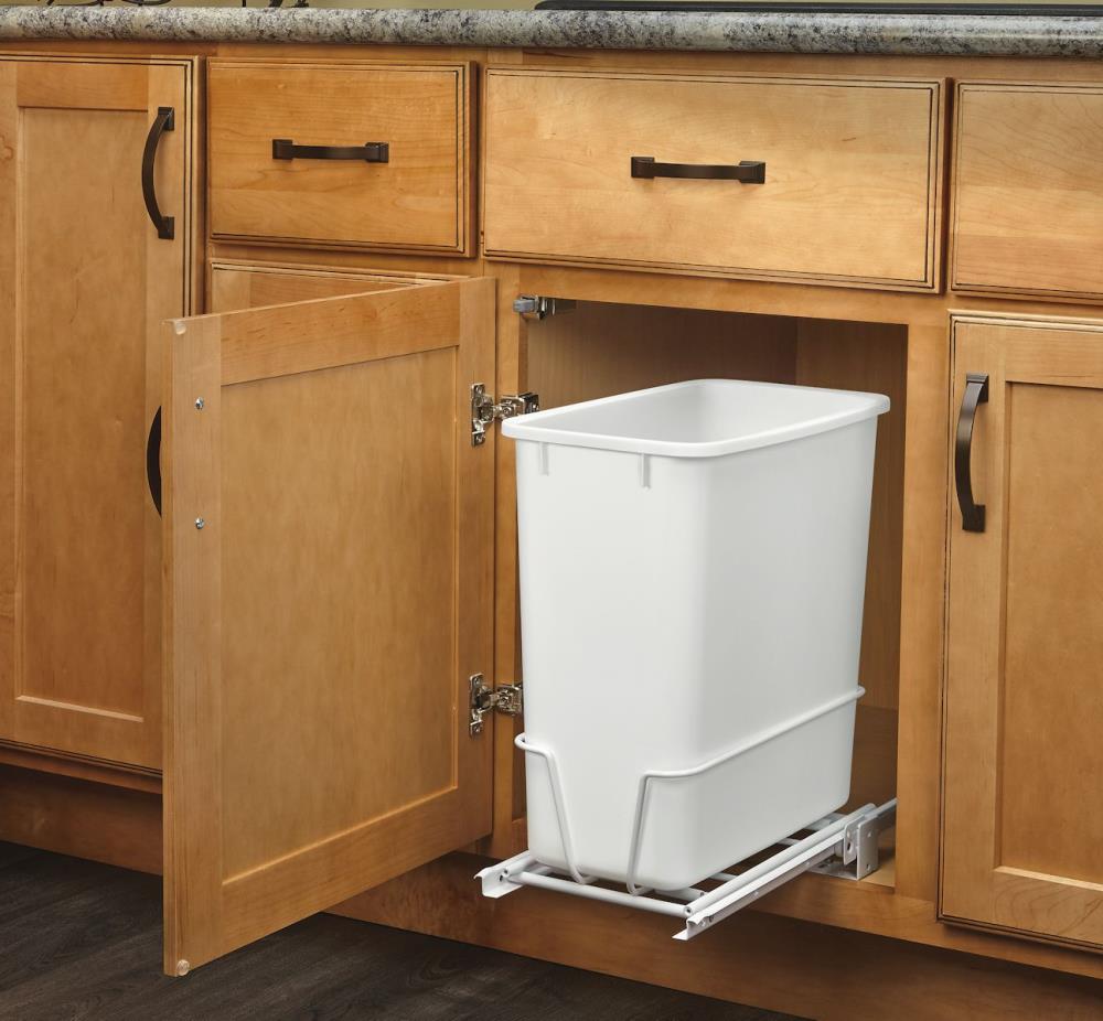 pull out trash cans at lowes com waterfall countertop bar
