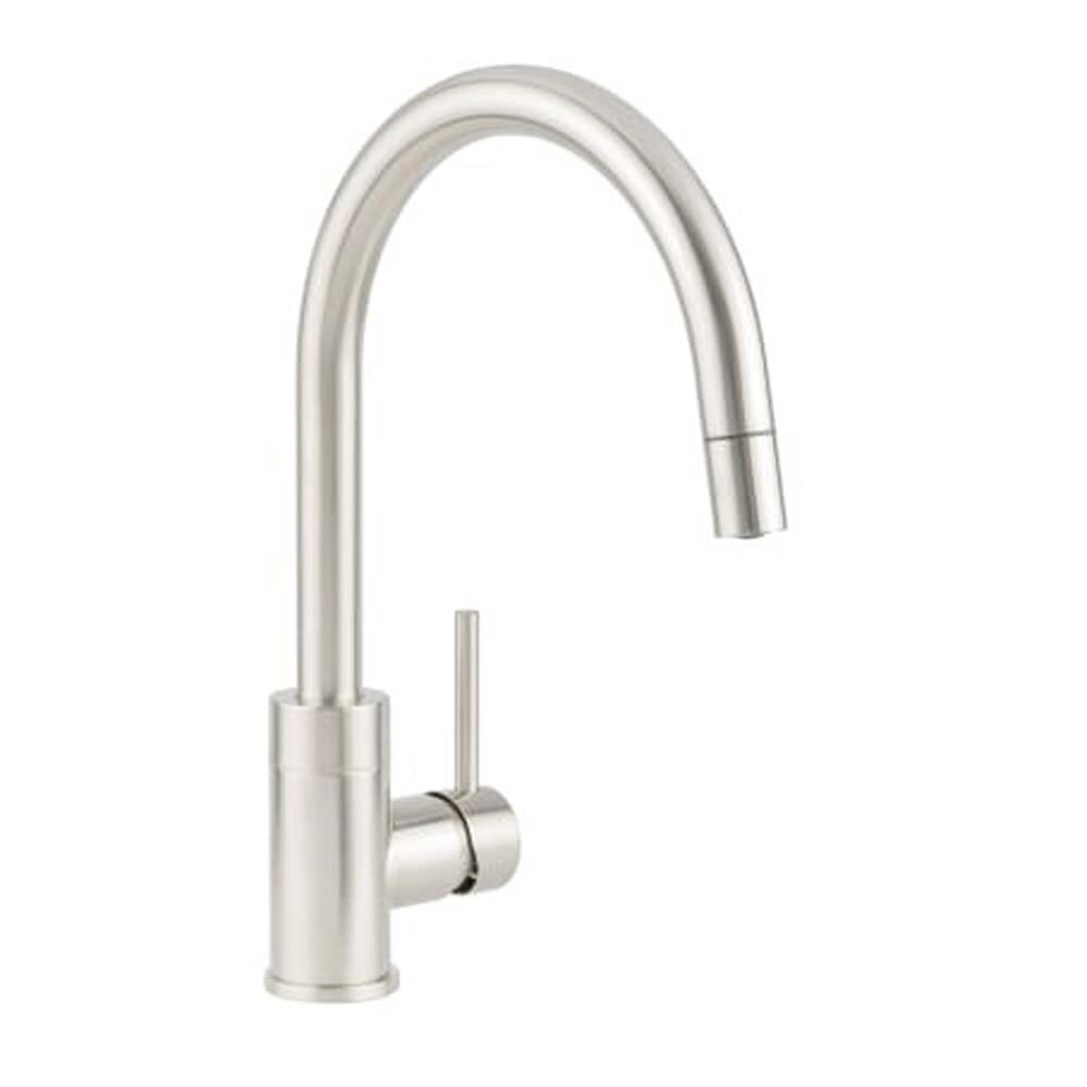 Stainless store Steel PVD 1-Handle Deck Faucet