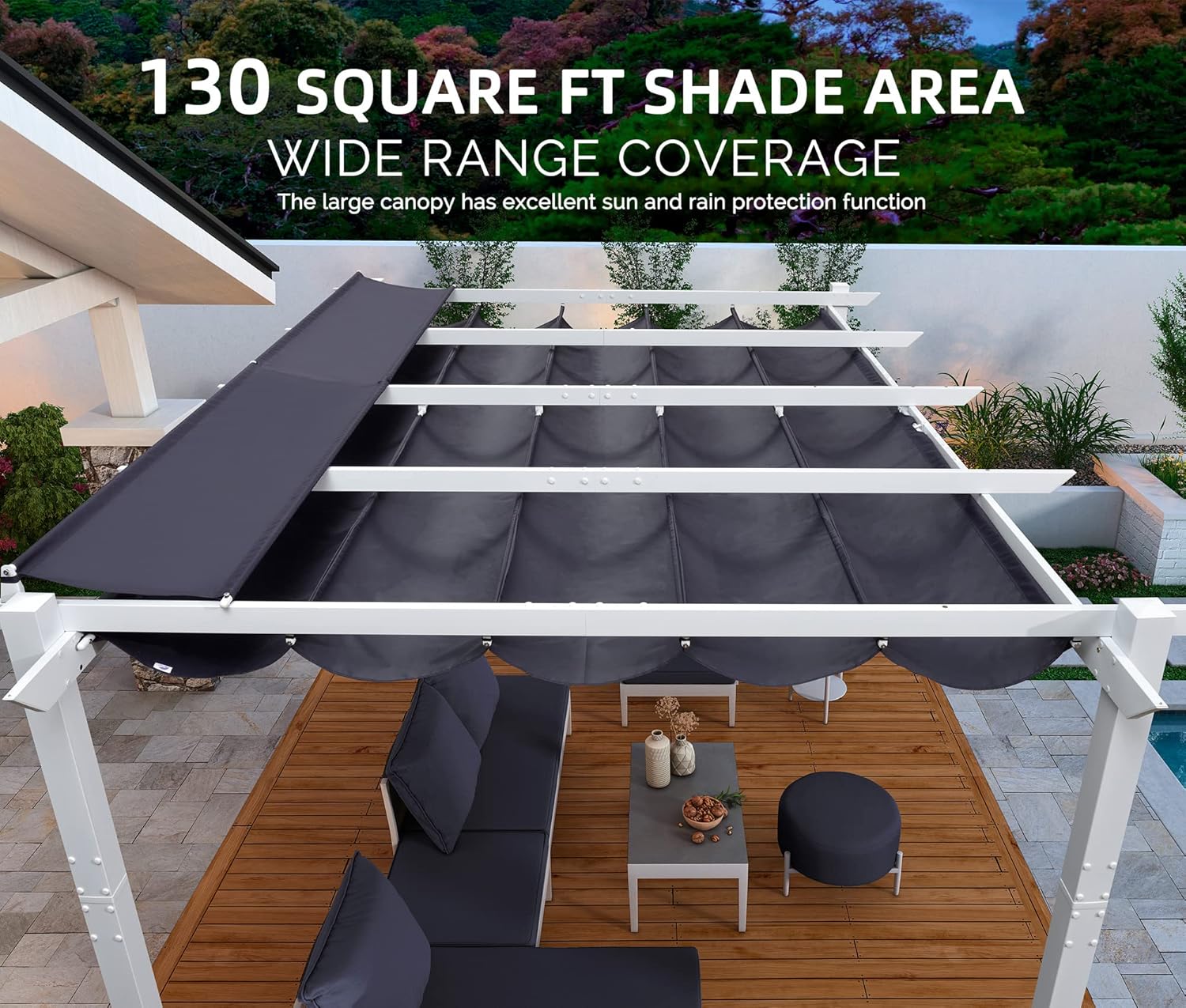 PURPLE LEAF LS05-PRG-BS1013-NB Pergolas-2 - View #4