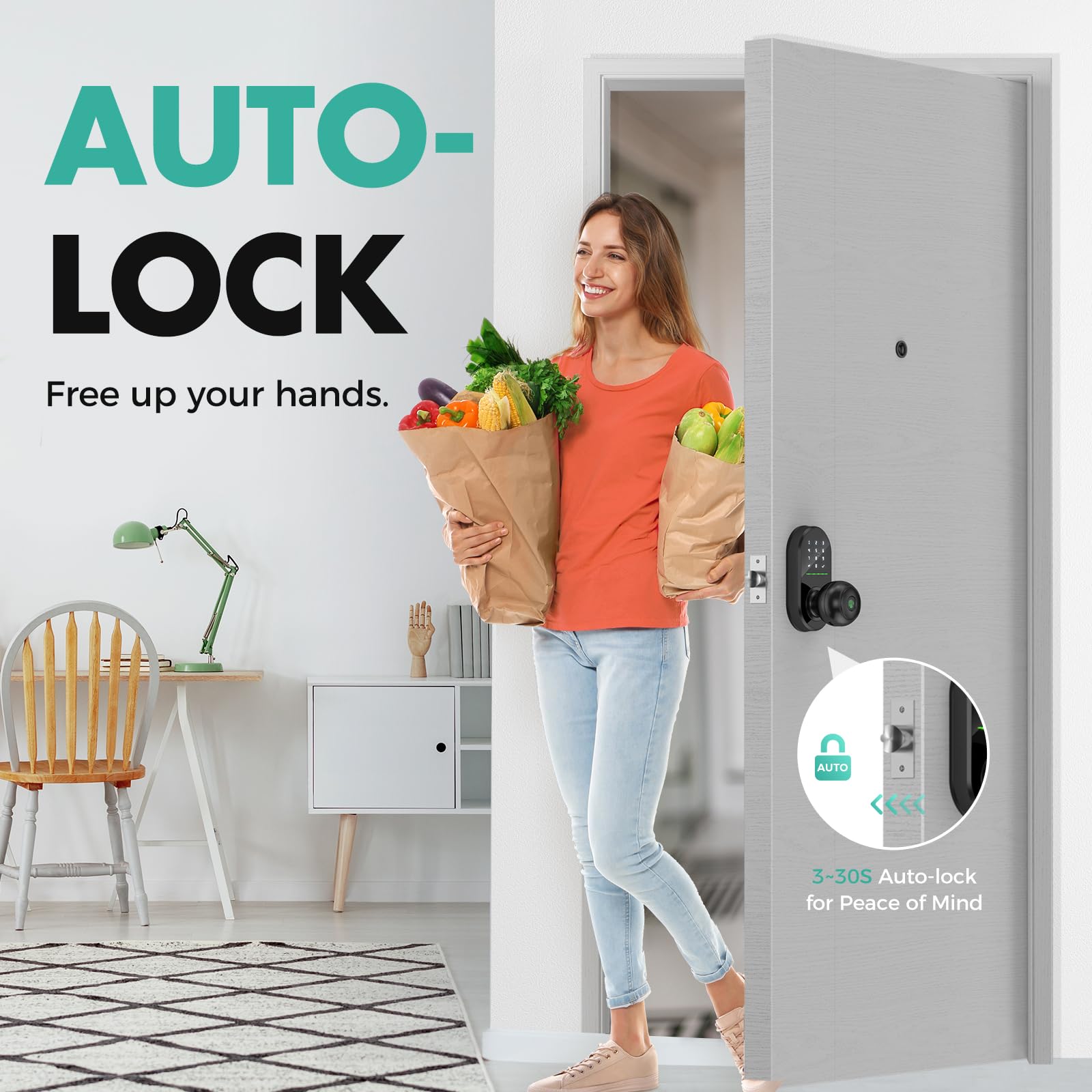 Ahfiwaso LAH0713H069 Electronic-Door-Locks - View #2