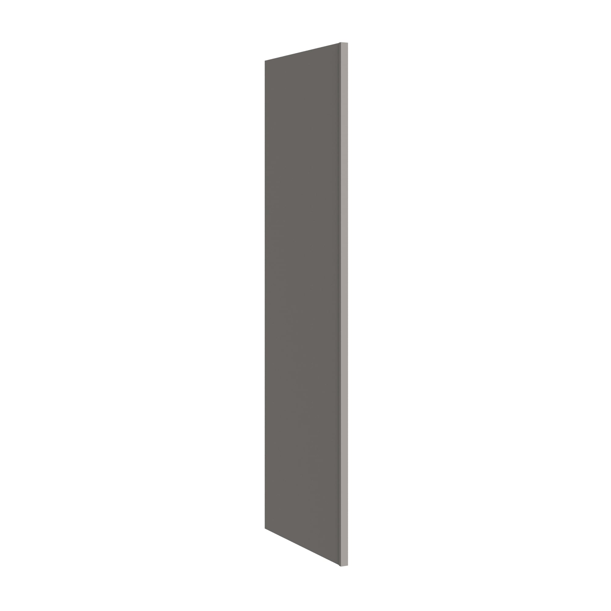 KraftMaid Momentum DREP1 1/2.96G81 Deveron Cabinet End Panel 1.5-in W x 96-in H x 24-in D Pebble Grey Painted (Refrigerator End Panel)