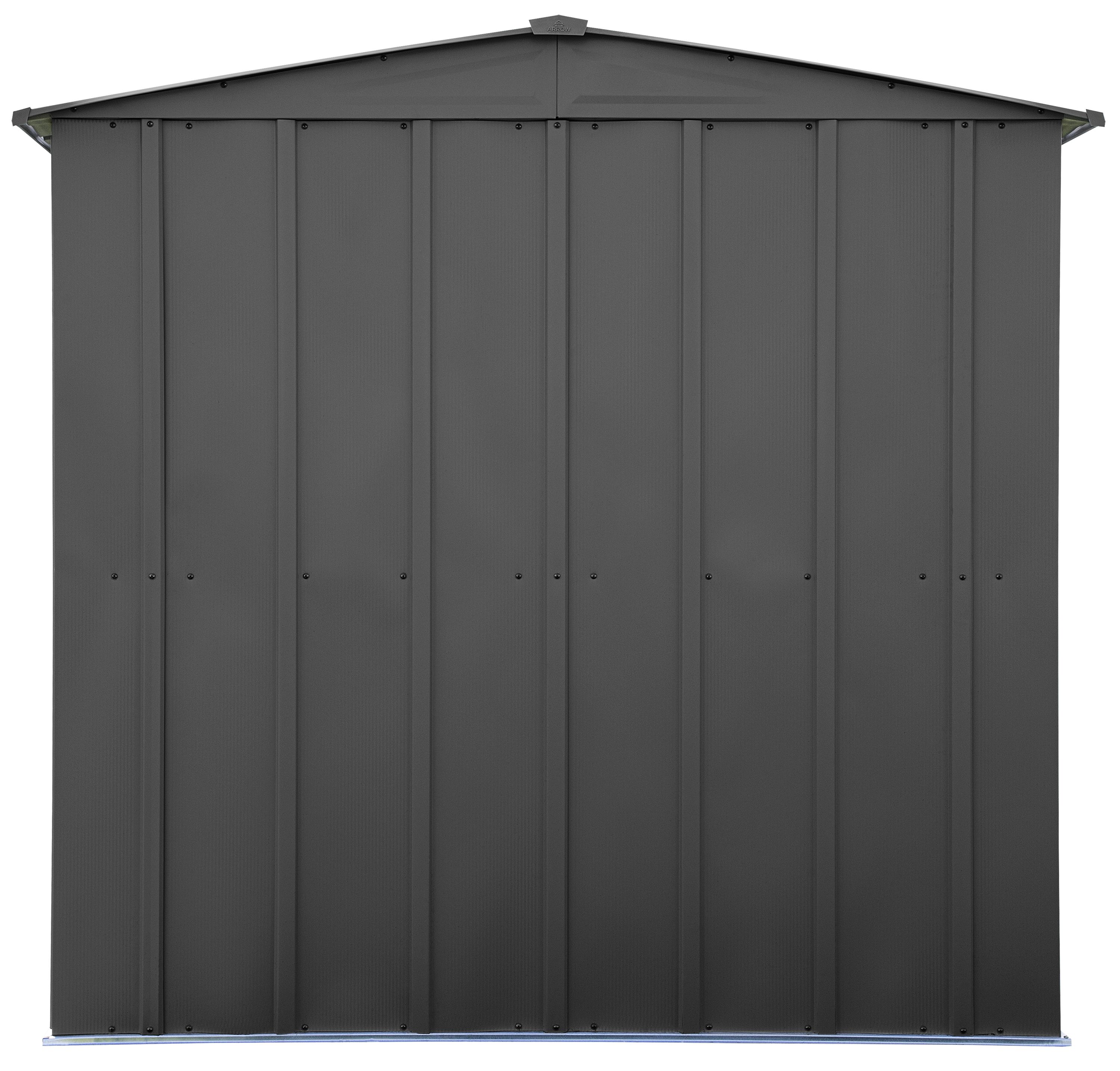 Arrow 6-ft x 5-ft Classic Galvanized Steel Storage Shed in the Metal ...