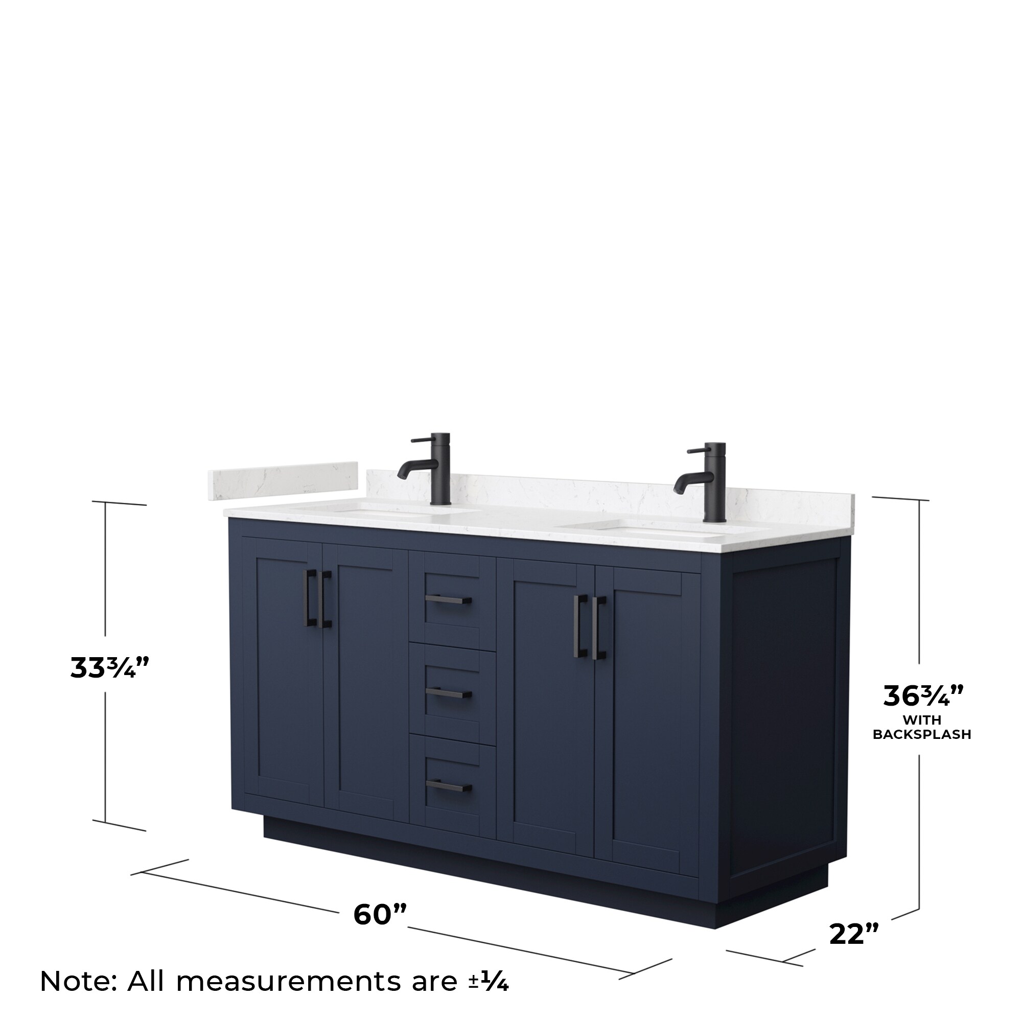 Wyndham Collection WCF292960DBBC2UNSMXX Bath-Vanity-Combo - View #5