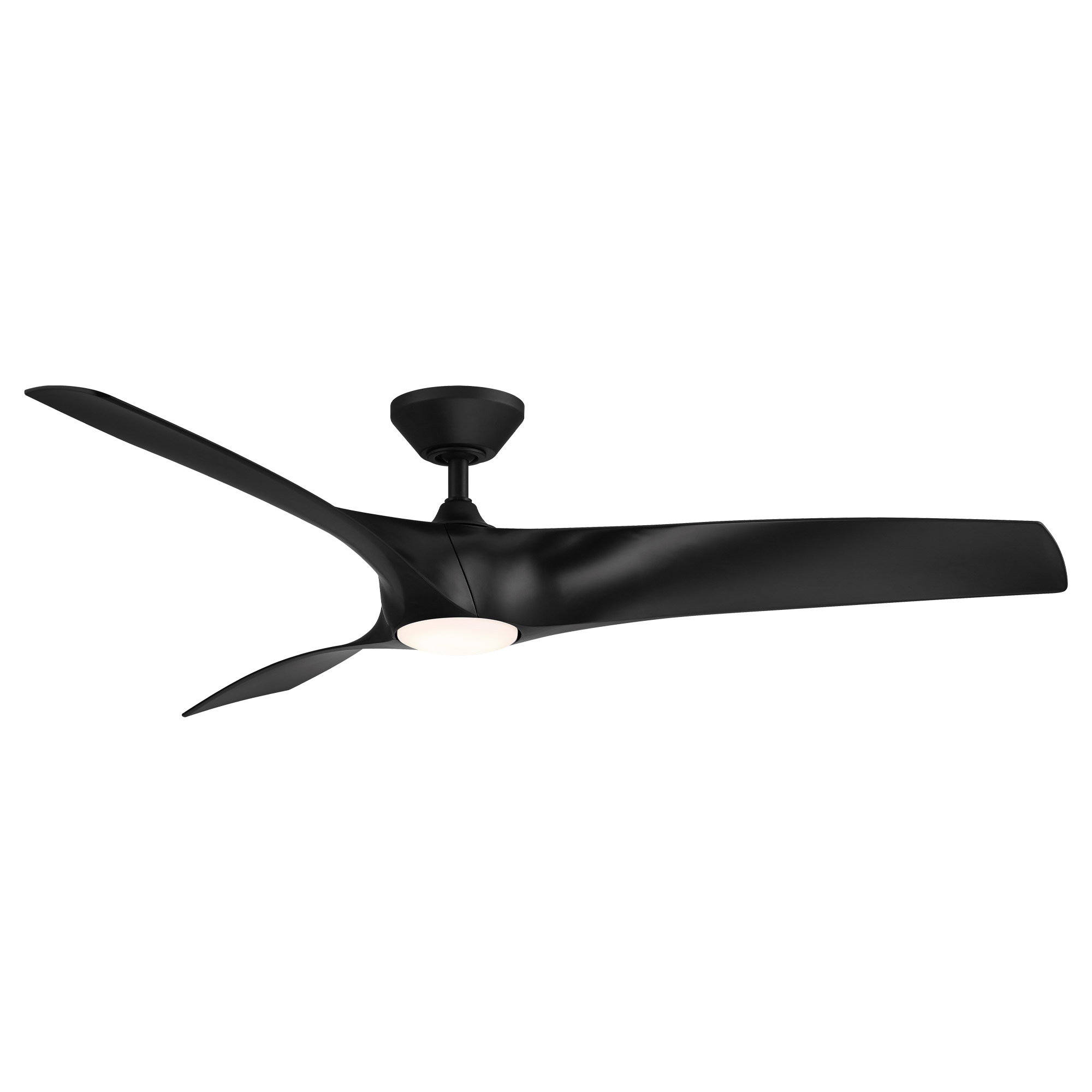 Modern Forms Roboto 52-in Brushed Aluminum Indoor/Outdoor Smart Ceiling Fan and Remote (3-Blade) FR-W1910-52-BA Sansujyuku sansujyuku.com