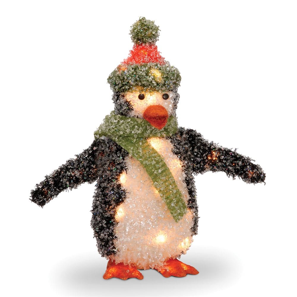 National Tree Company 17.7-in Penguin Free Standing Decoration with ...