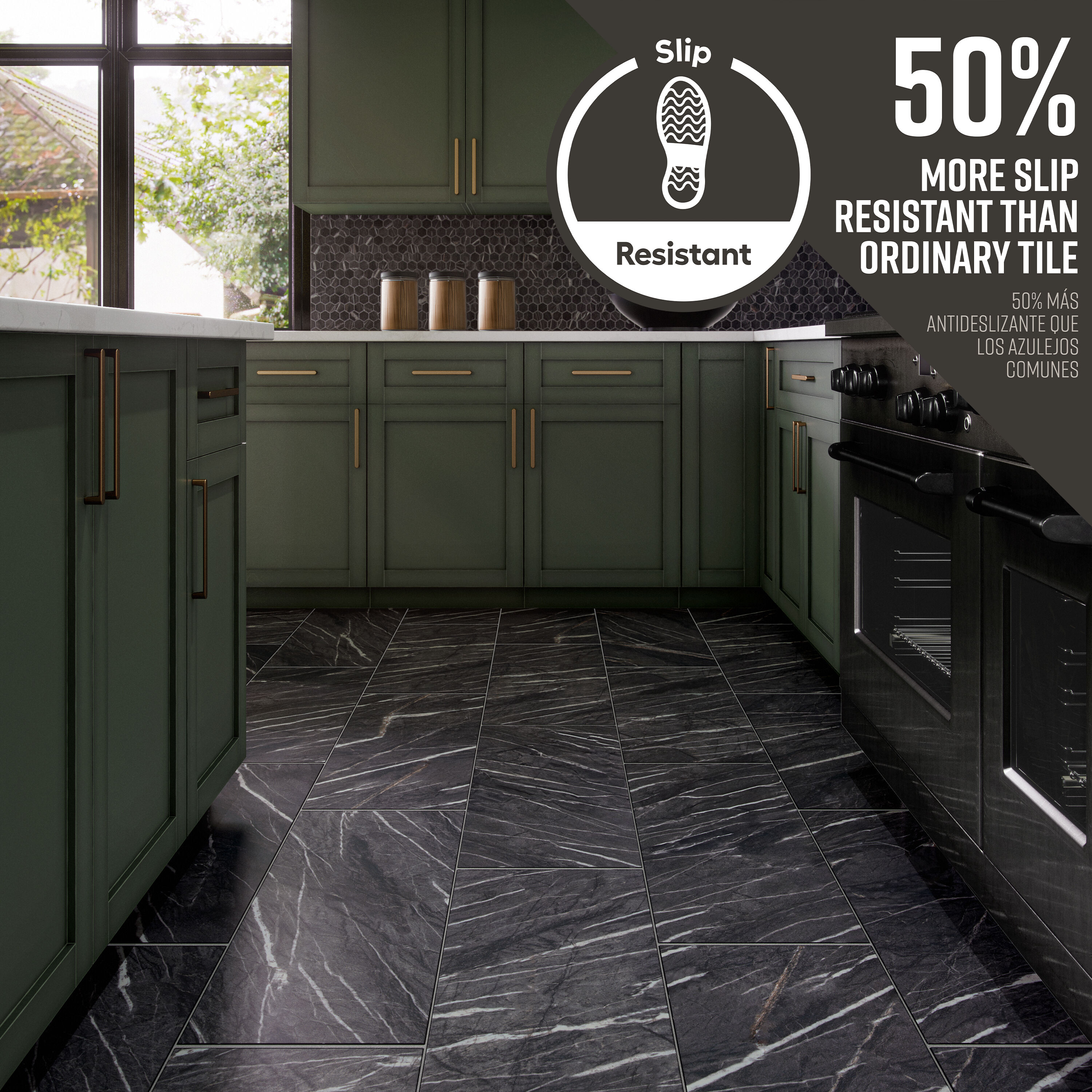 STAINMASTER SM6115HEXXTMTLW Ceramic-Tile - View #3