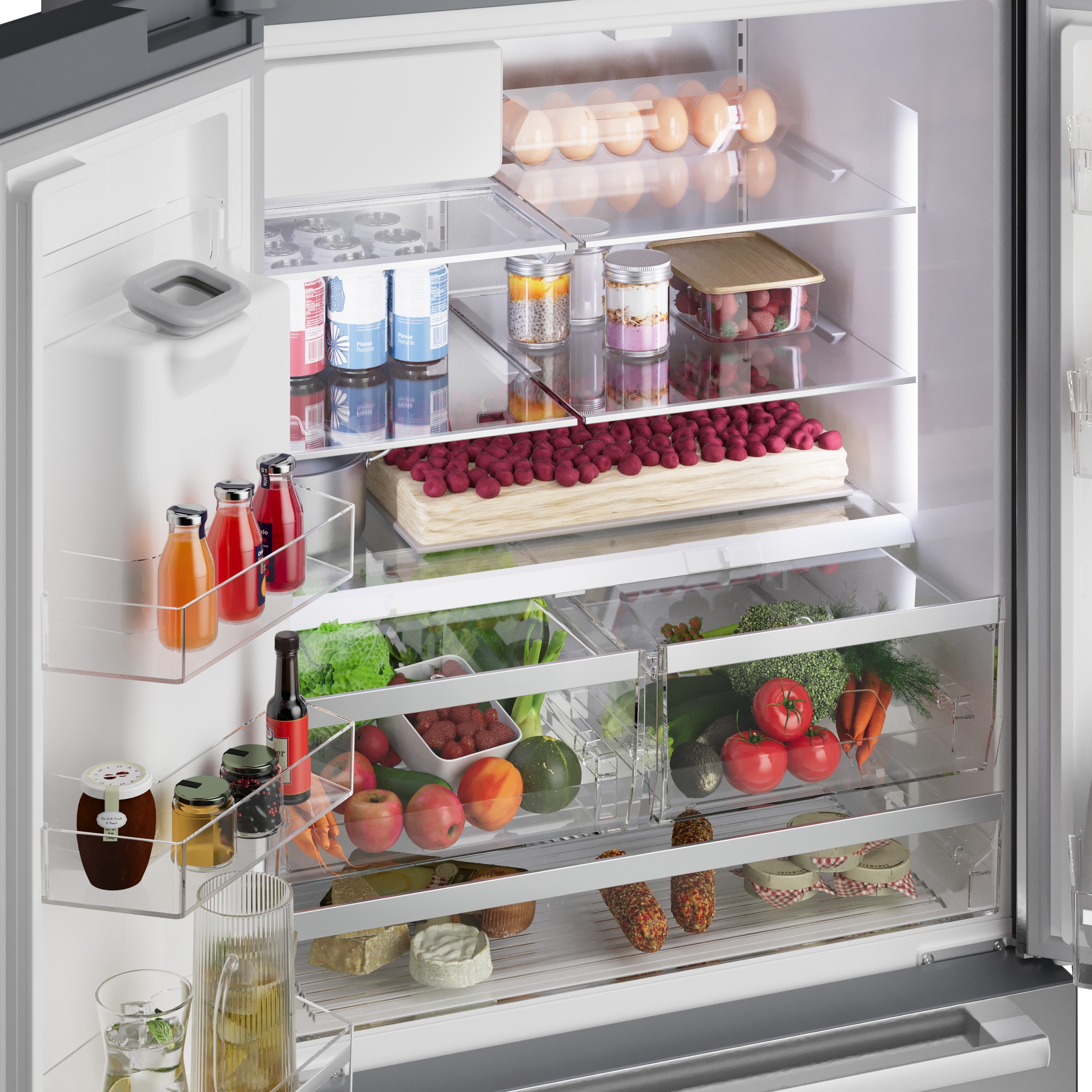 Bosch B36CD52SNS French-Door-Refrigerators - View #4