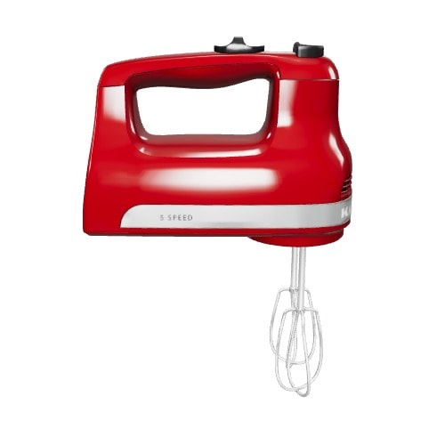 KitchenAid 60-in Cord 5-Speed Red Hand Mixer