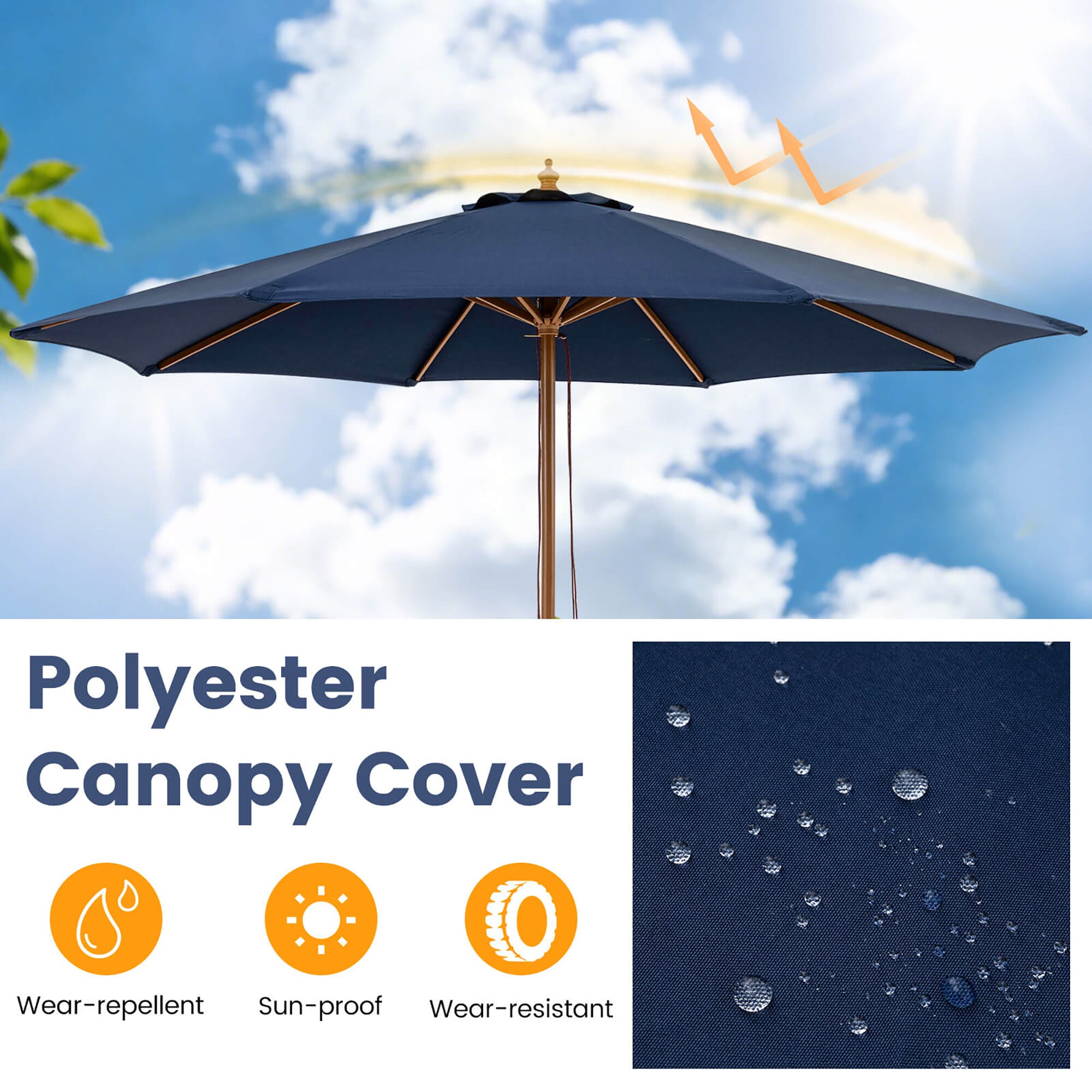 Costway HCST12456 Umbrellas-2 - View #6
