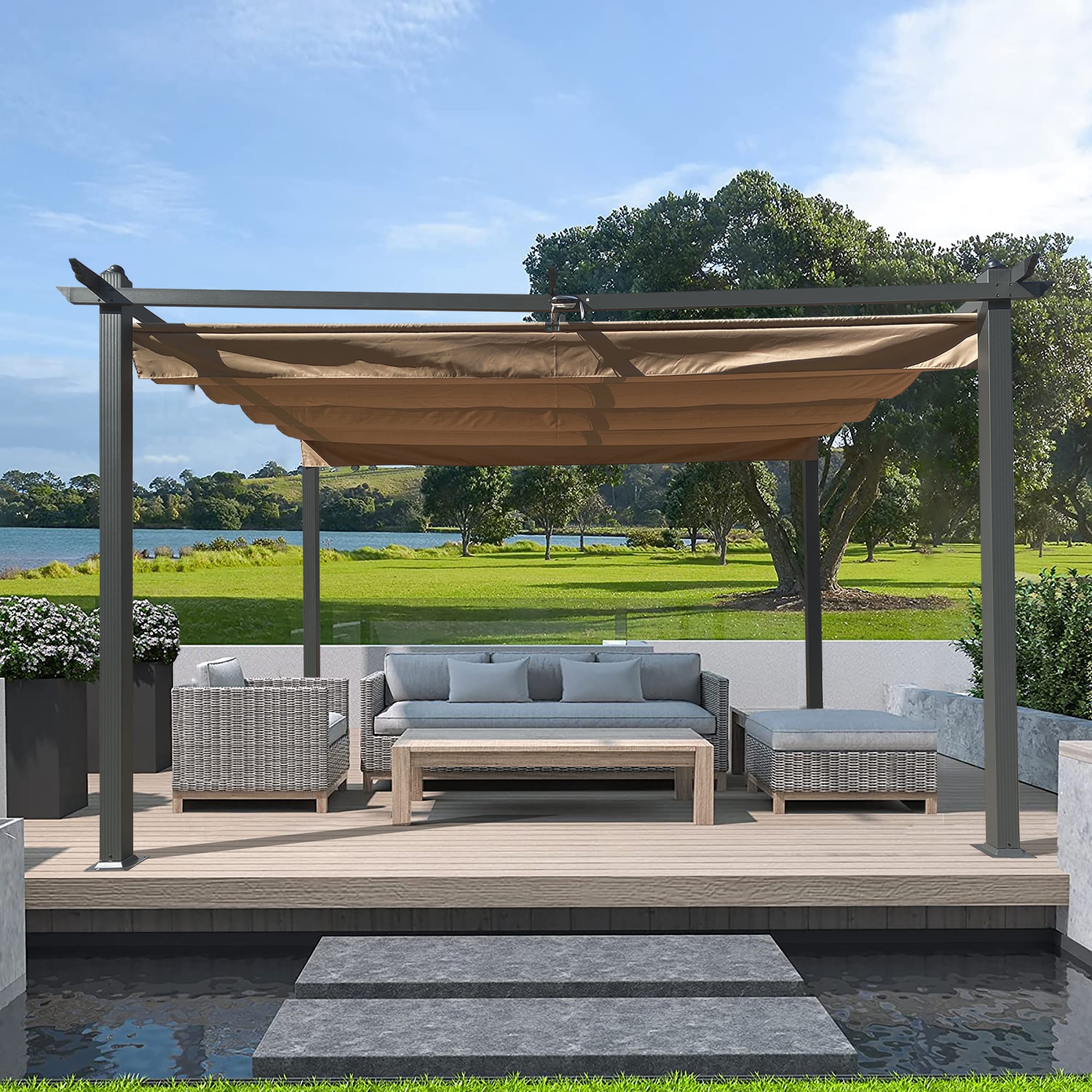 AAZJ BYO-67150 Wood-Resin-Gazebos - View #9