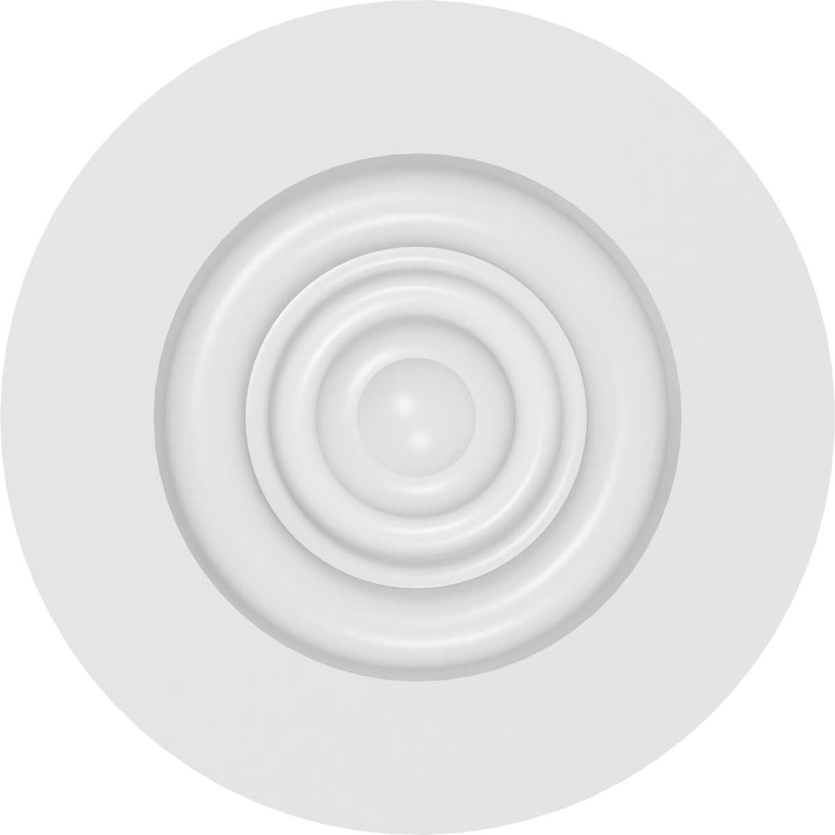 Ekena Millwork ROSP040X040X100GRY02 rosettes - View #2