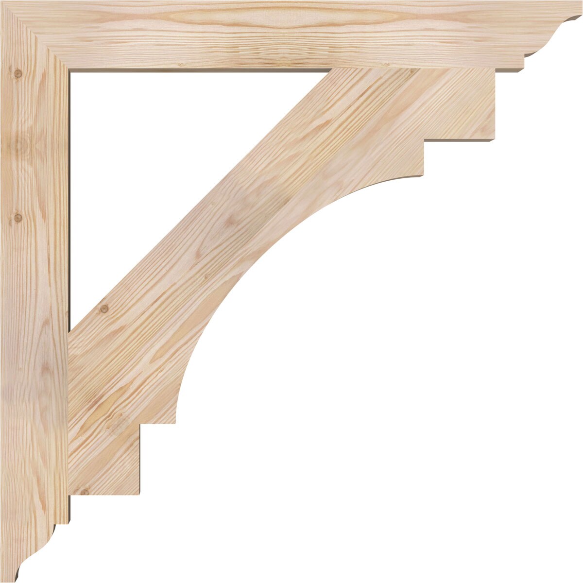 Ekena Millwork BKT04X30X30MRC01SDF Exterior-Brackets-Braces - View #3