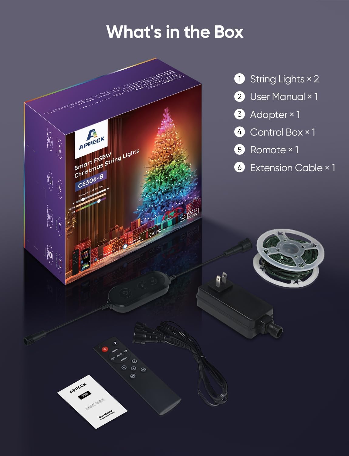 APPECK AP762740229379 Christmas-String-Lights - View #9