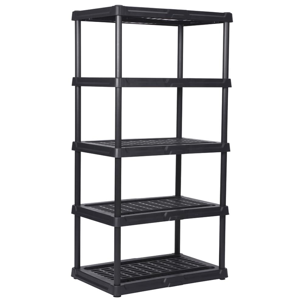 Anyone recall when the plastic industrial shelving and big black