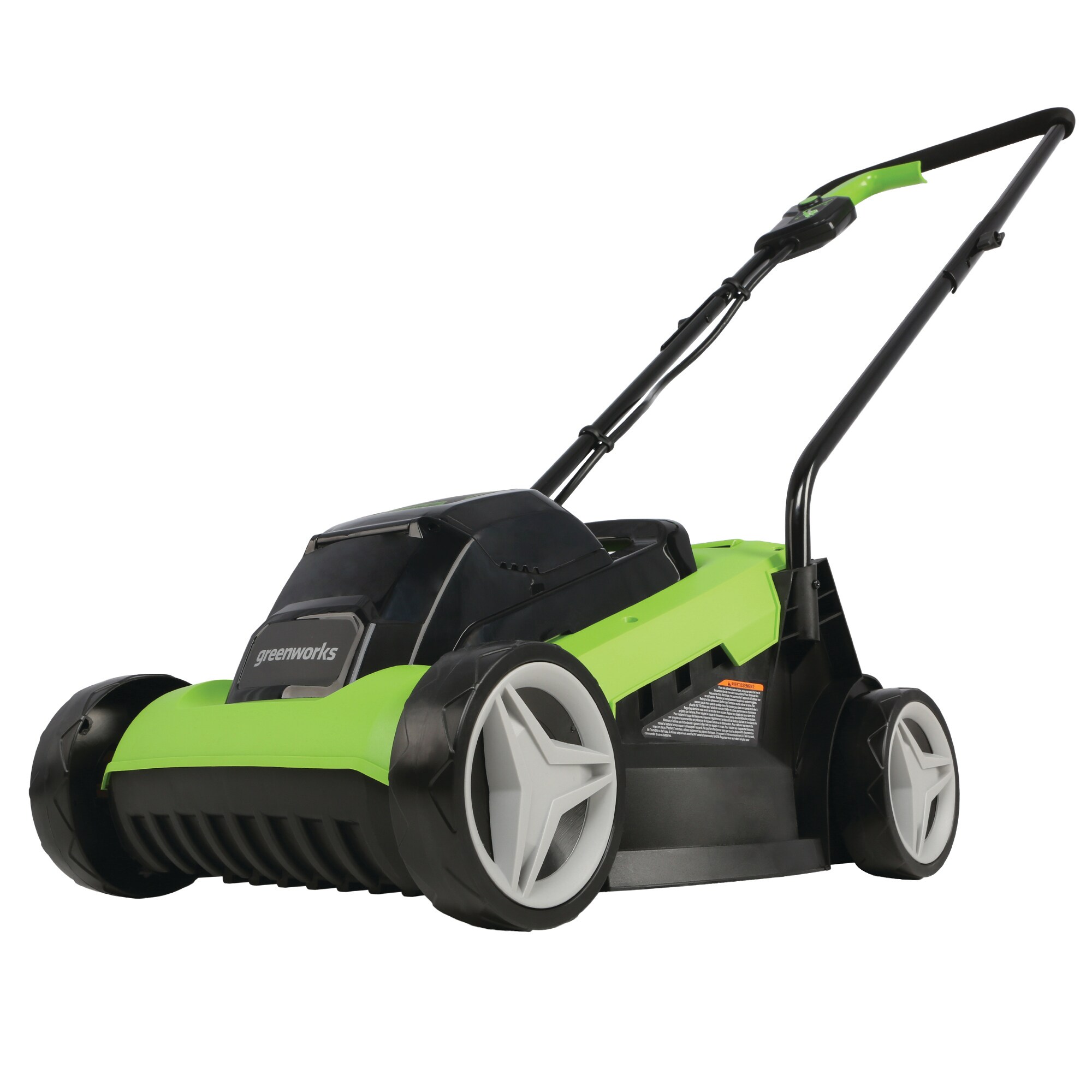 Greenworks 24V 13 Brushless Lawn Mower, 4Ah USB Battery and Charger Included, 2534402