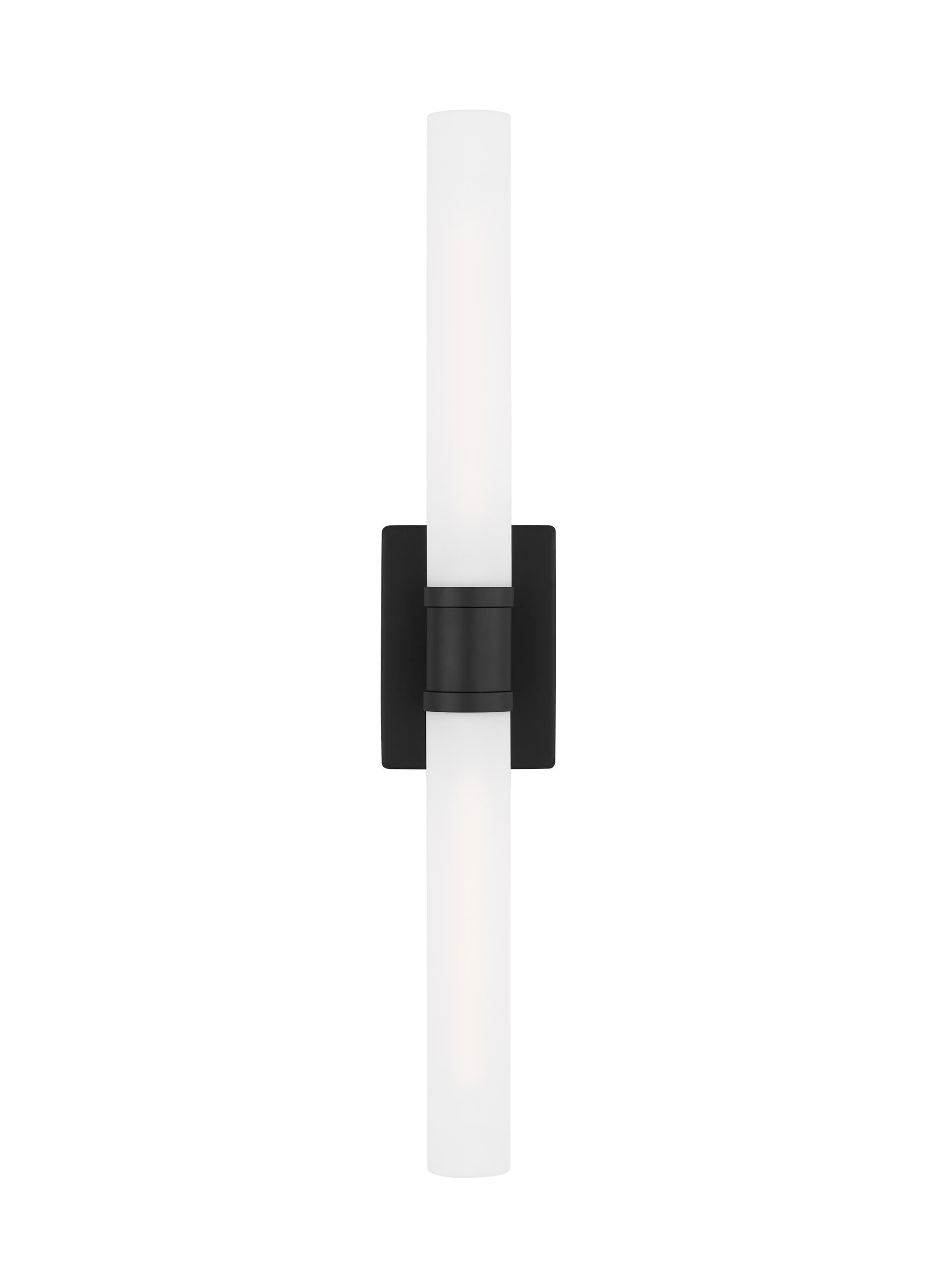 Generation Lighting 4665002-112 Keaton 30-in 2 -Light Brushed Black Traditional Vanity light
