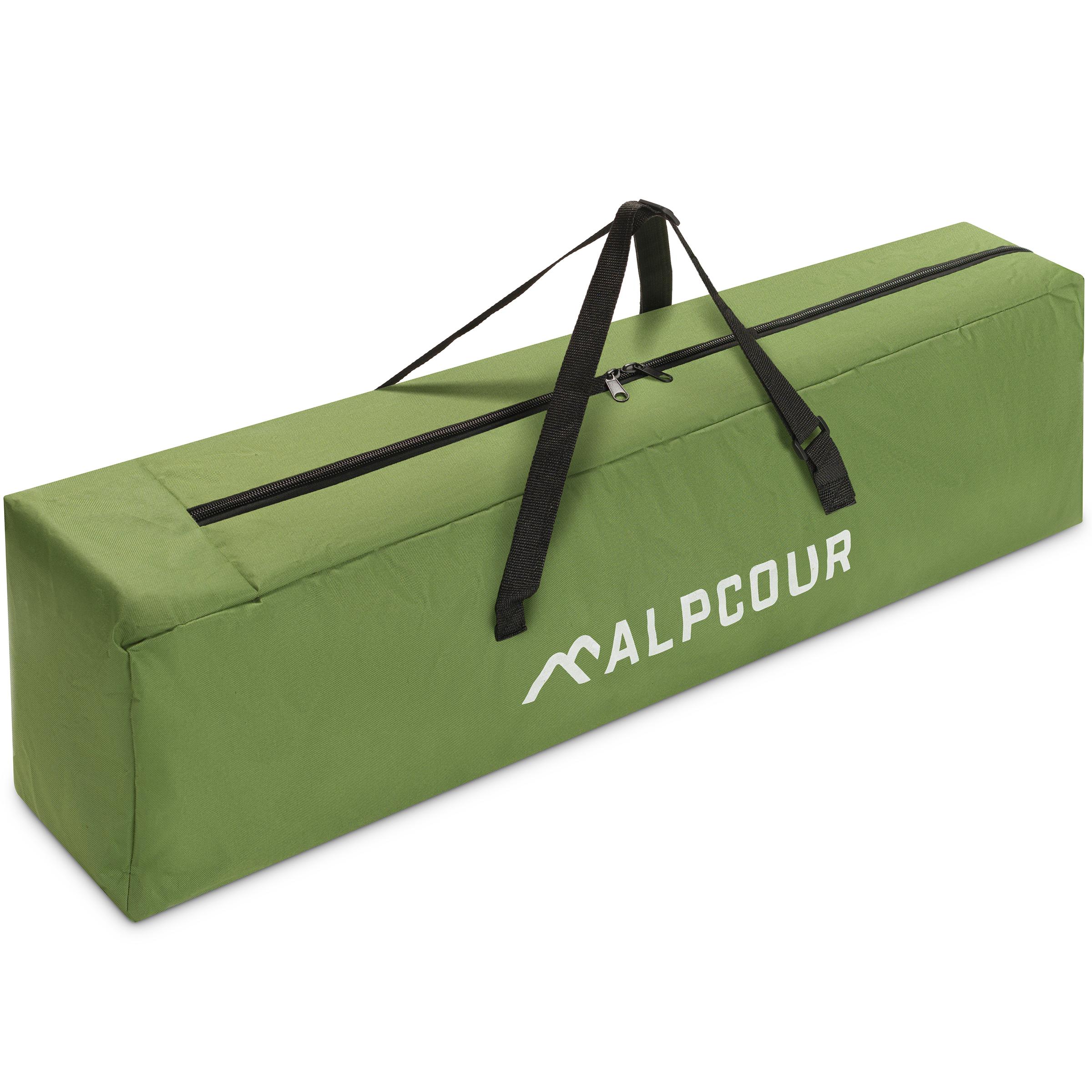 Alpcour APC-CCBXLAG Army Green Polyester 10-in W x 8-in D x 42-in L Zippered Cargo bag