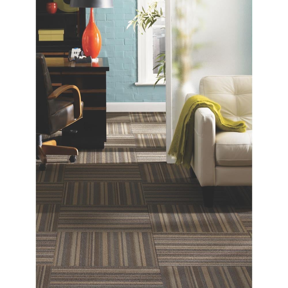 Mohawk Home & Office Bistro Latest Style Textured Carpet Sample (Interior)