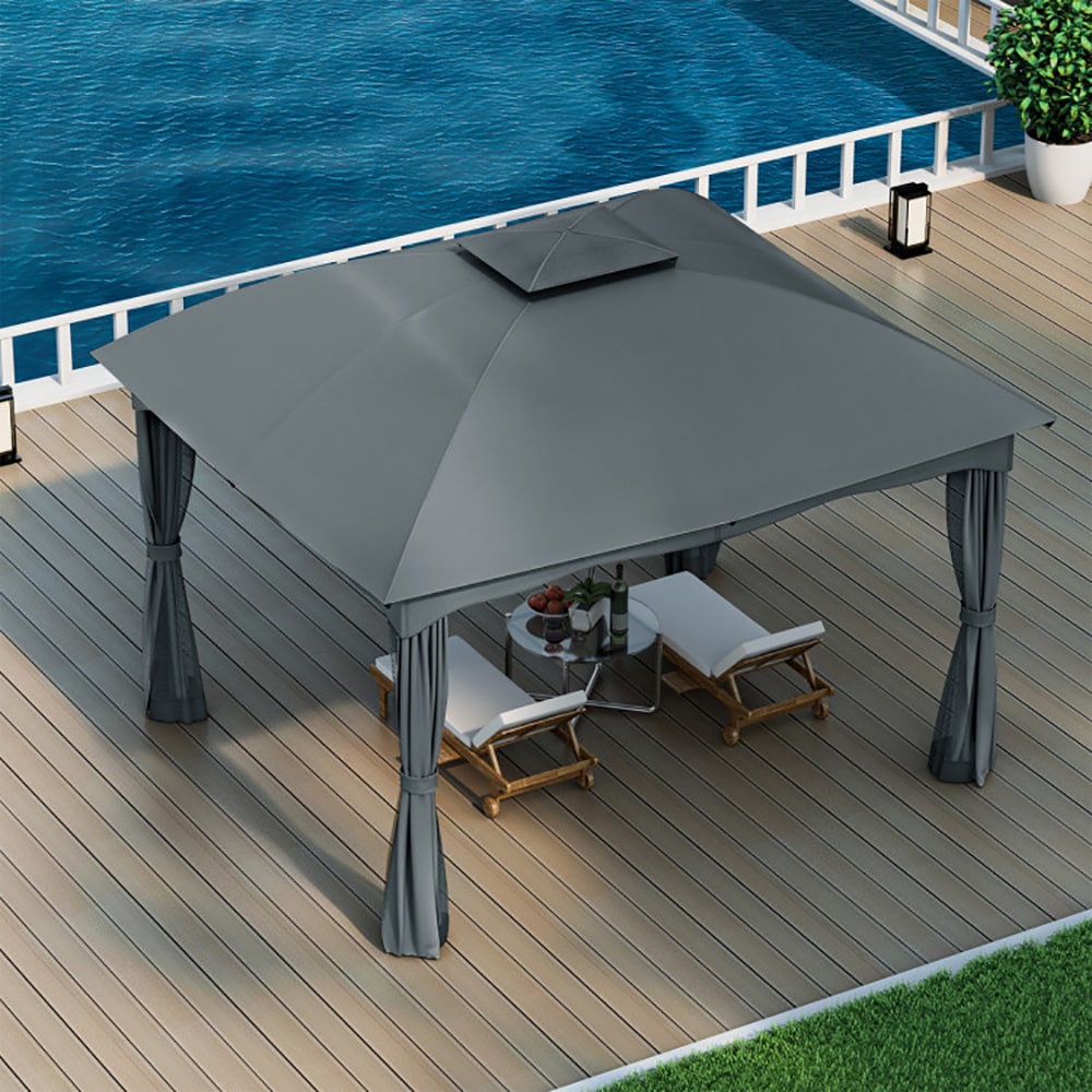 CASAINC CA016K-A Wood-Resin-Gazebos - View #3