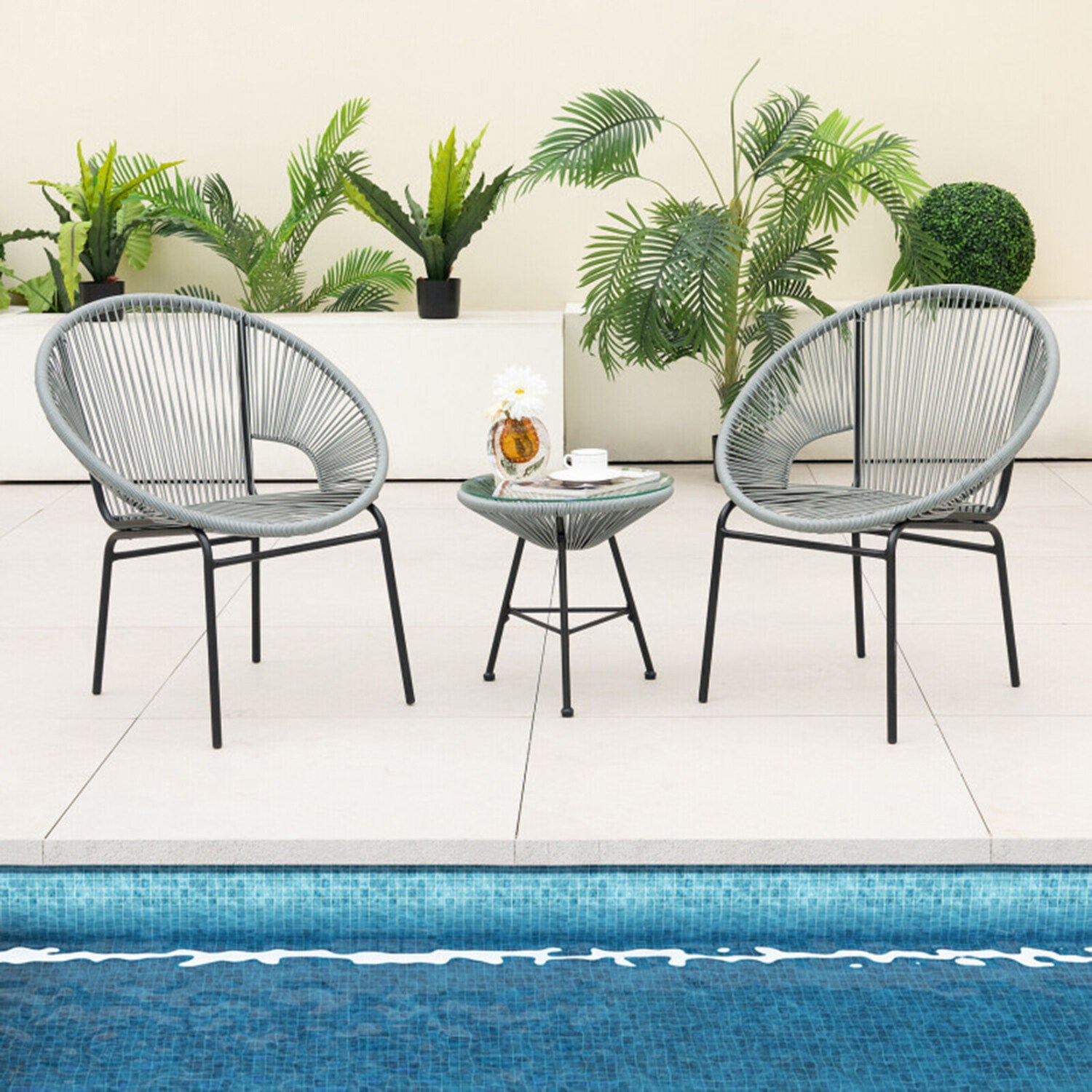 Mondawe MO-HW66981GR Patio-Conversation-Sets - View #2