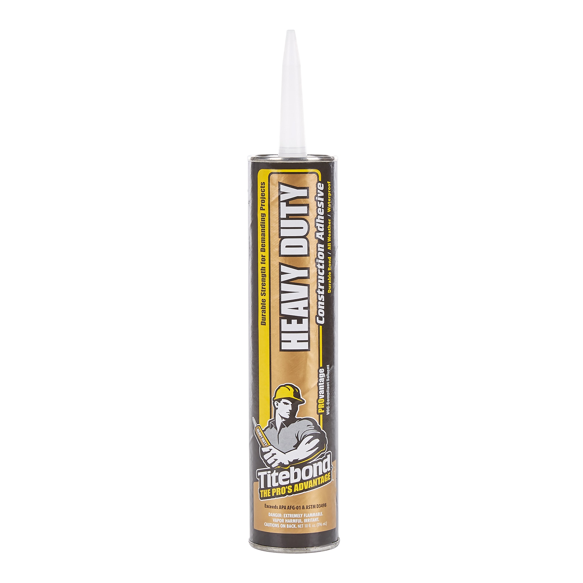 Titebond PROvantage 12-Pack Brown Polymer-based Interior/Exterior  Construction Adhesive (10-fl oz) in the Construction Adhesive department at 