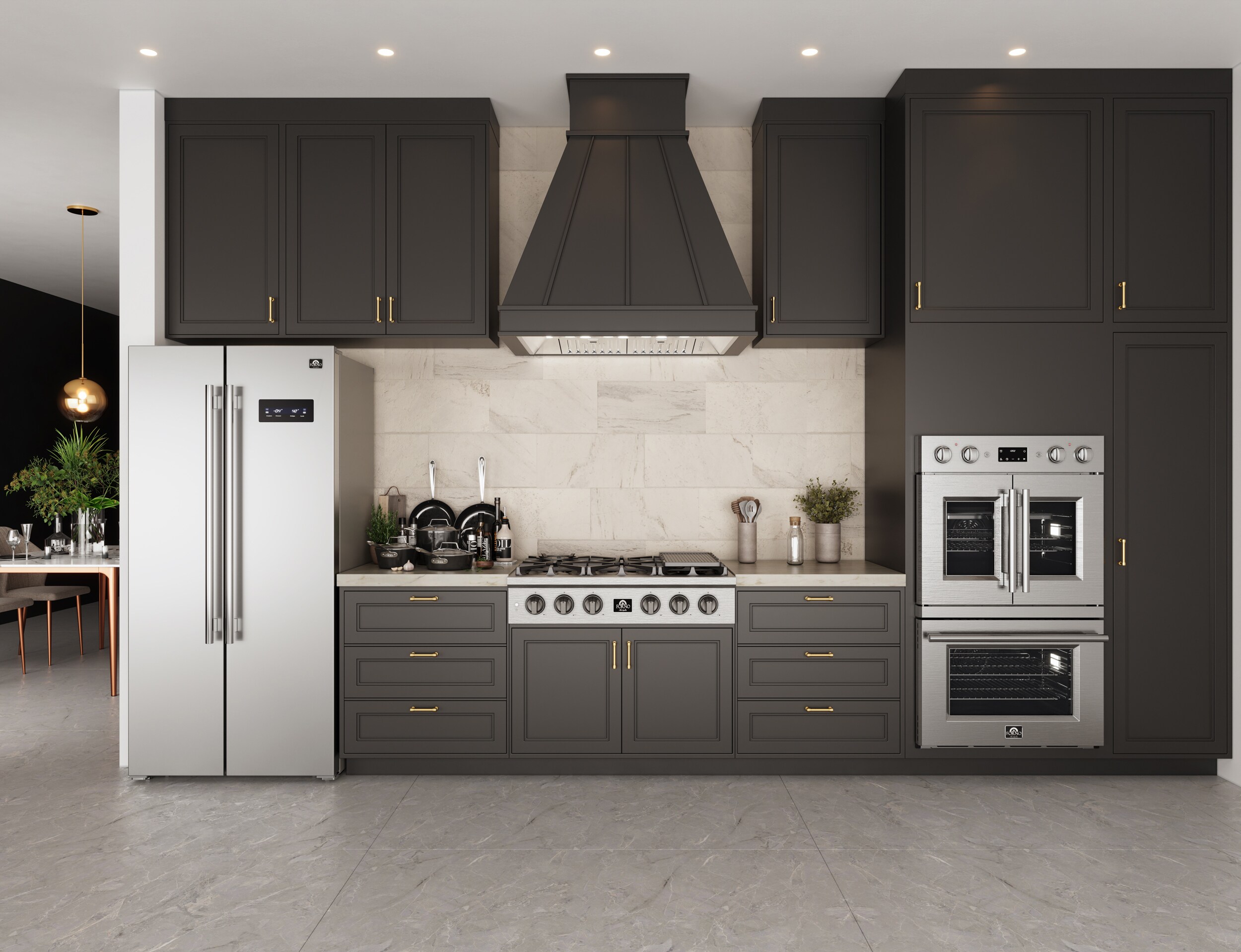 FORNO FRHRE5337-36 Undercabinet-Range-Hoods - View #3