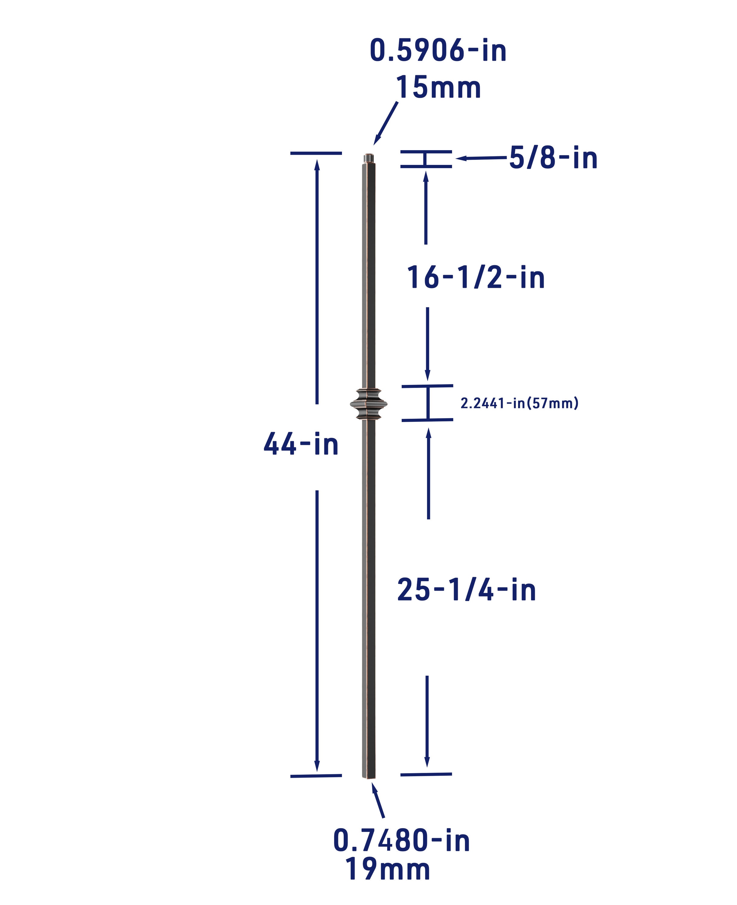 Crown Heritage 4582701RC44 Interior-Stairpart-Balusters - View #4