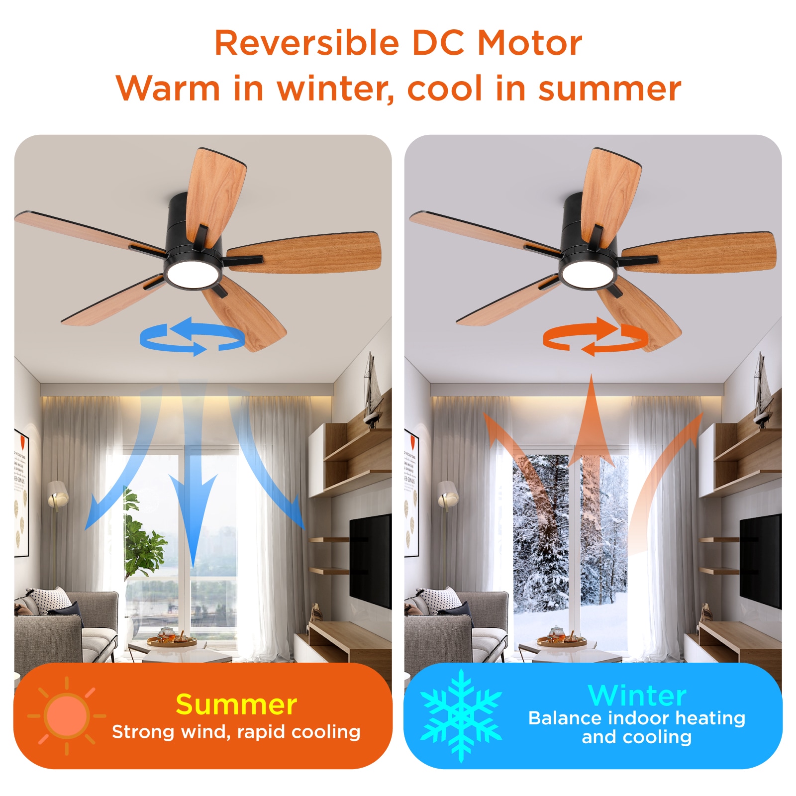 TALOYA TLY42-BK-5X-S5 Ceiling-Fans - View #2