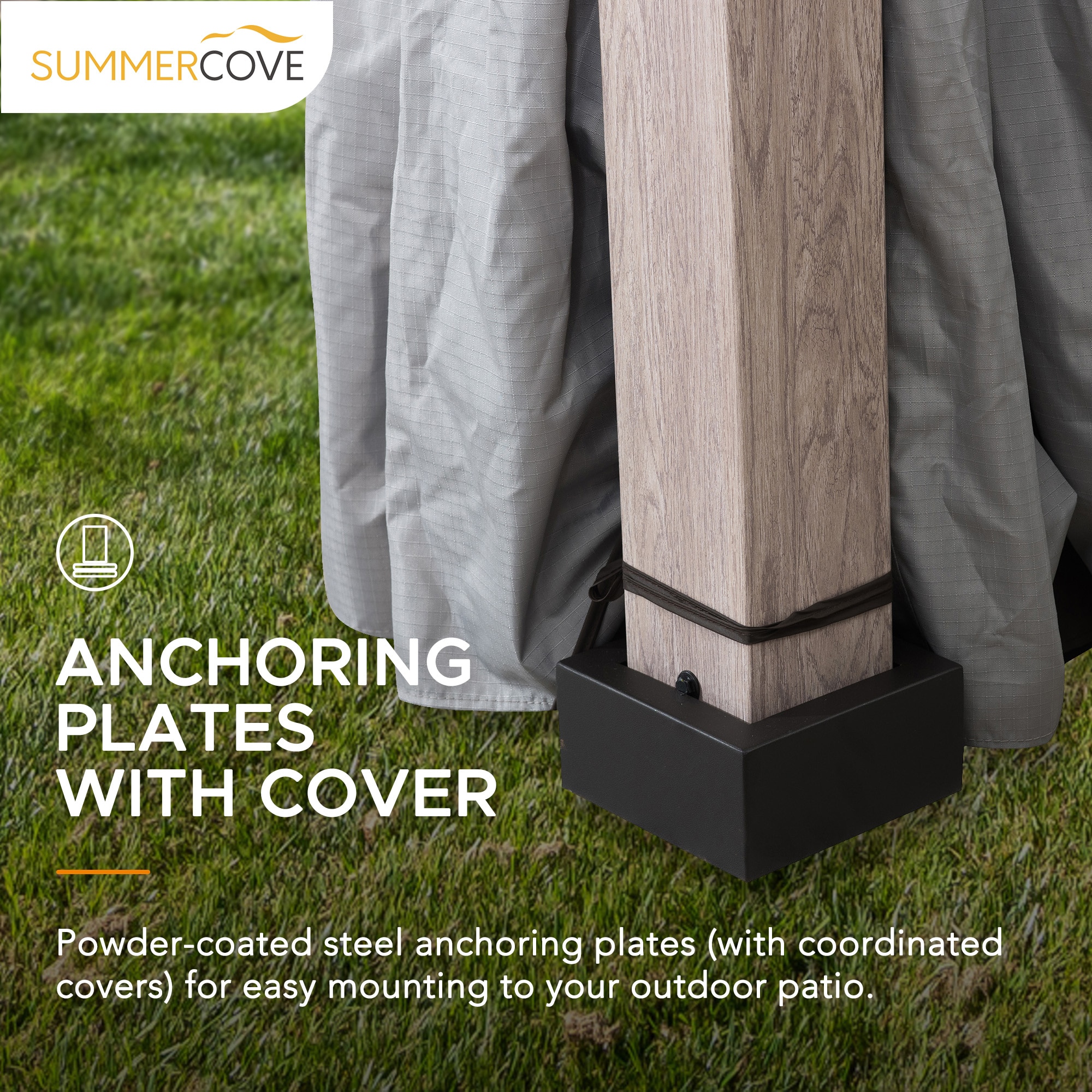 SUMMERCOVE A101015600 Wood-Resin-Gazebos - View #11