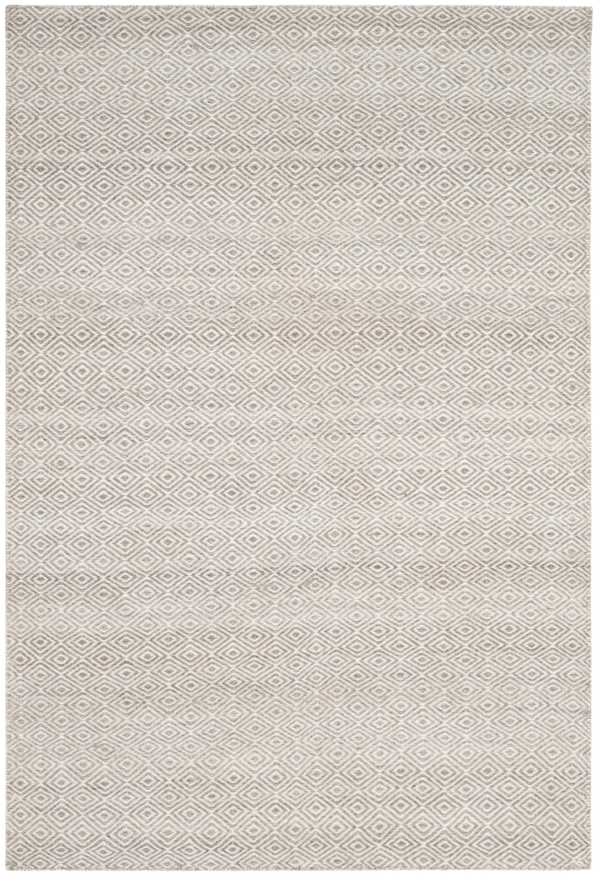 Safavieh KLM725A-4 Kilim Lavern 4 x 6 (ft) Wool Ivory/Graphite Rectangular Indoor Geometric Oriental Area rug