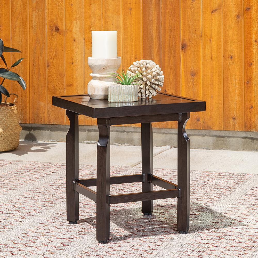 La-Z-Boy Outdoor Colton Square Outdoor End Table 18.11-in W