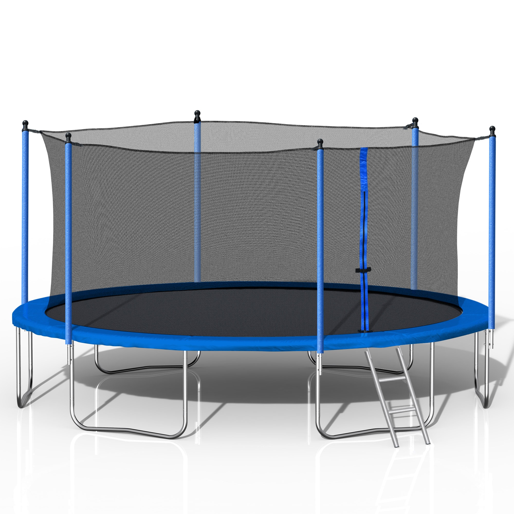 Tatayosi DJ-580537 14FT trampoline with safety enclosure net heavy duty jumping mat spring cover padding and ladder for kids and adults