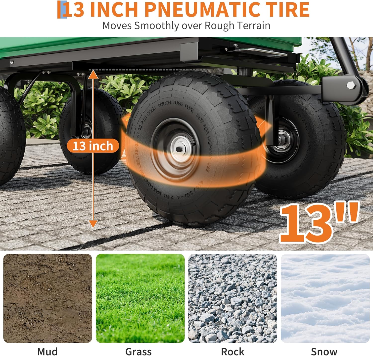 Qeetex LMY-PHO-34SGAQX6 wheelbarrow - View #5