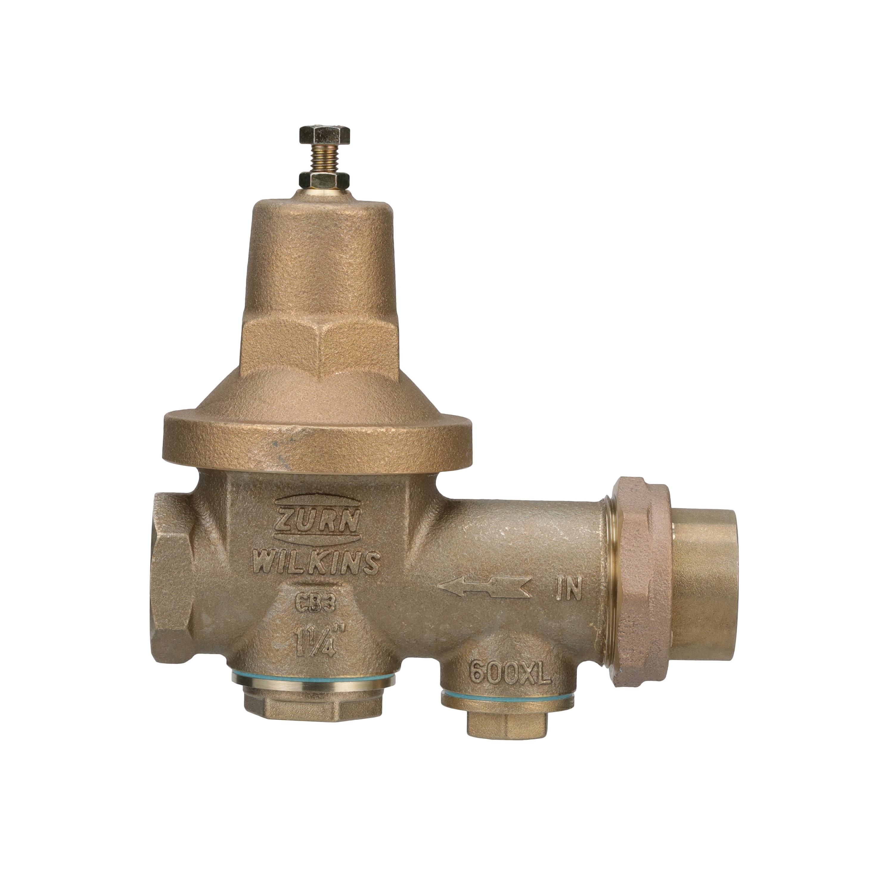 Zurn Wilkins 114-600XL 1-1/4-in FNPT Bronze Pressure reducing valve