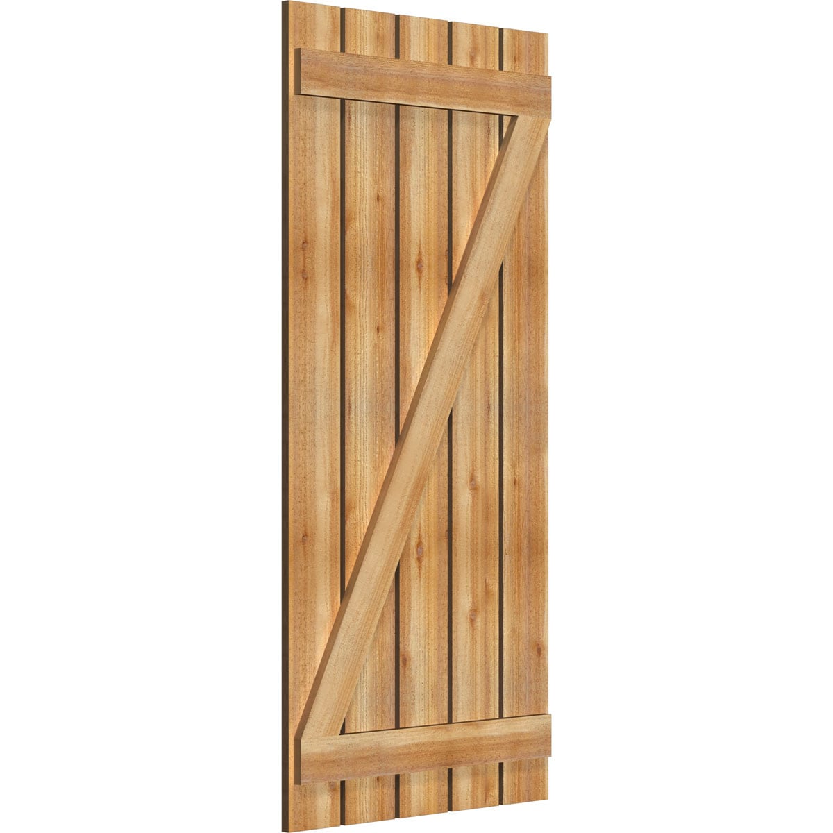 Ekena Millwork RBS06Z29X061RWR Exterior-Shutters - View #2