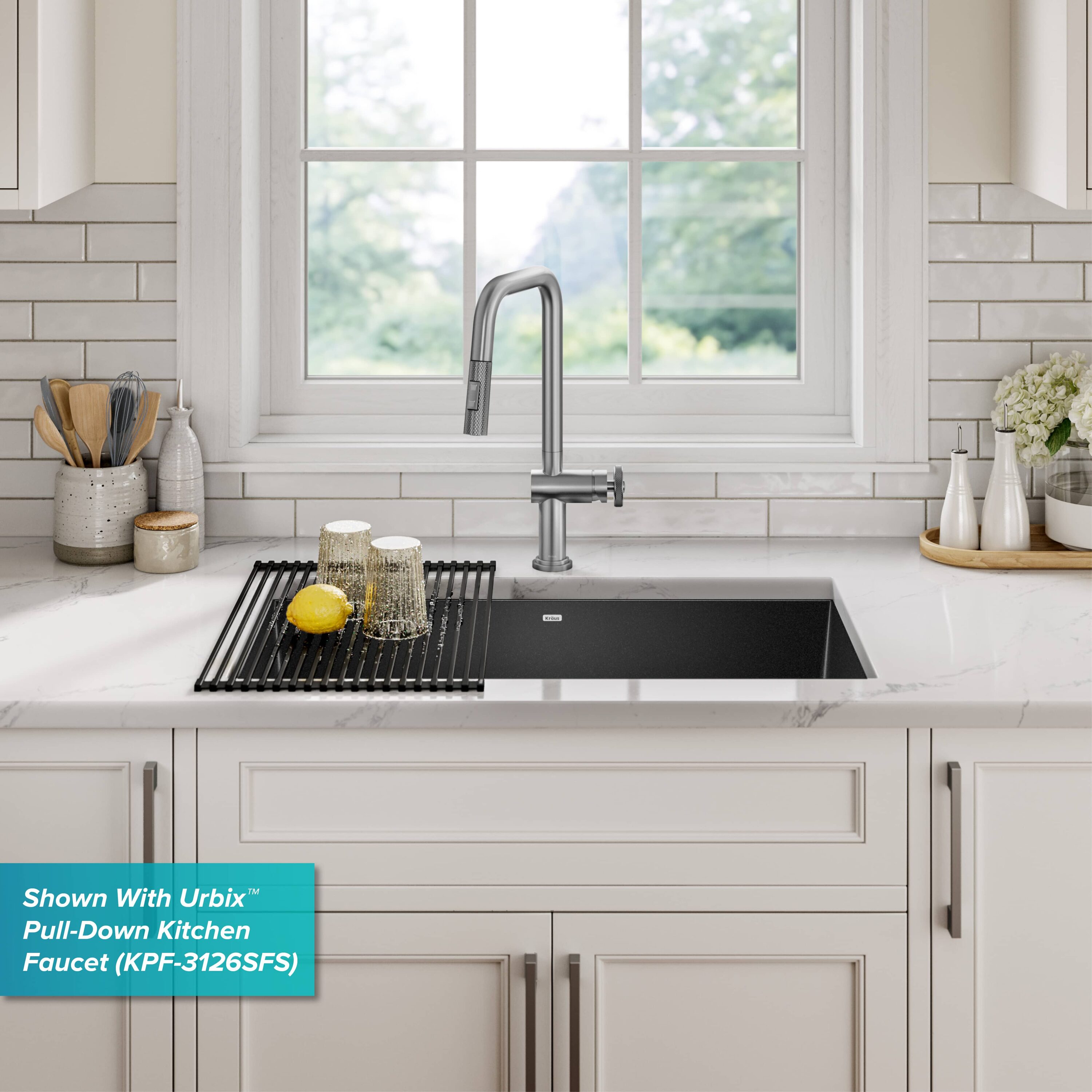 Kraus KGU-55BLACK Kitchen-Sinks - View #14