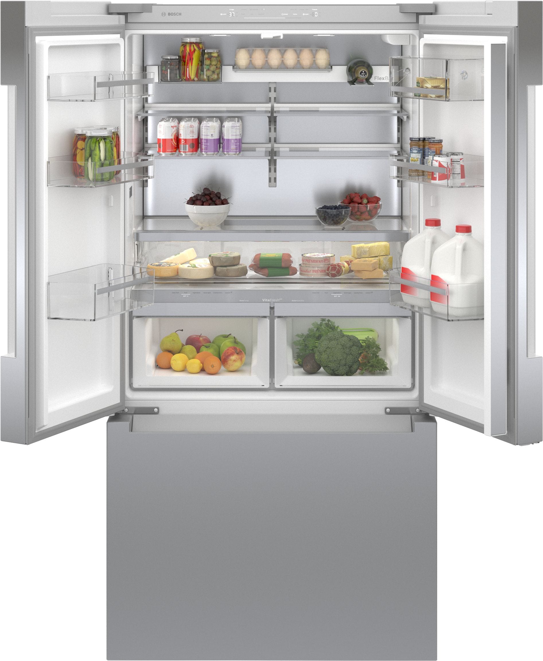 Bosch B36CT81ENS French-Door-Refrigerators - View #3