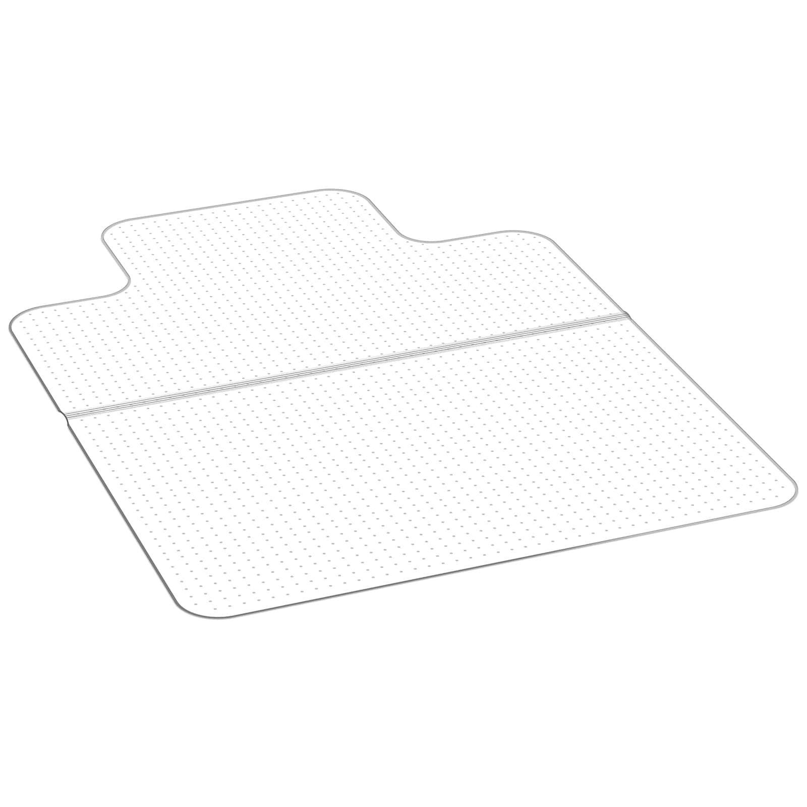 VEVOR Chair Mat with Lip 36 x 48-inch Office Chair Mat for Low Pile Carpeted Floors Plastic Floor Protector Rug with Studded Non-Slip and Easy to Clean Smooth Glide Under Desk Rug for Home Office