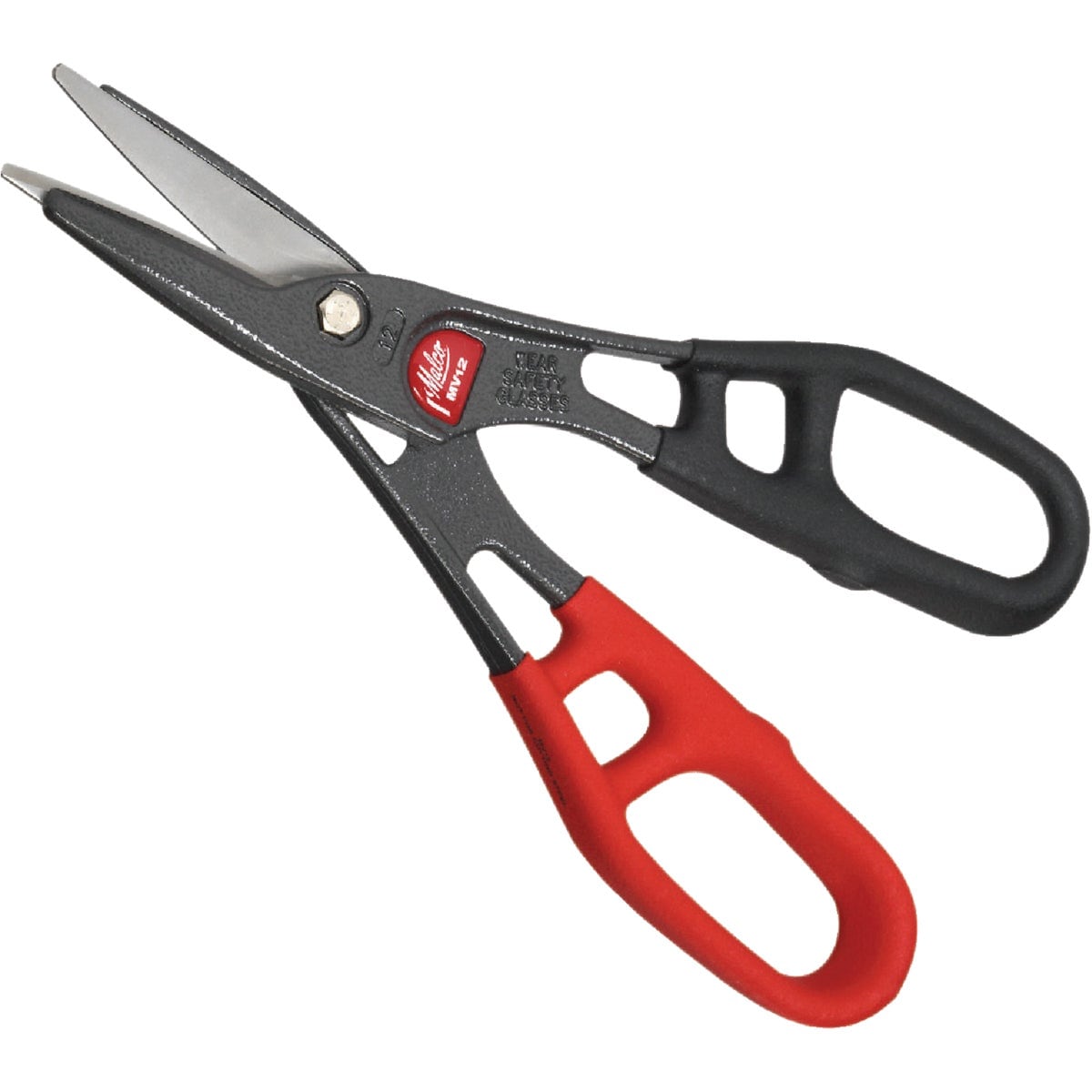 Malco  MV12 Andy Combination Snip - 3-inch High-Carbon Steel Blades Aluminum Frame for Vinyl Cutting (Left or Right Circular Cuts to 6-inch Straight Cuts)