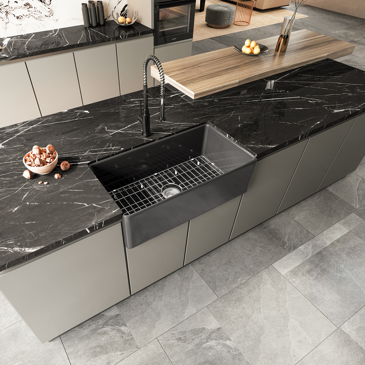 Sinber F3318S-B-OLR Kitchen-Sinks - View #7