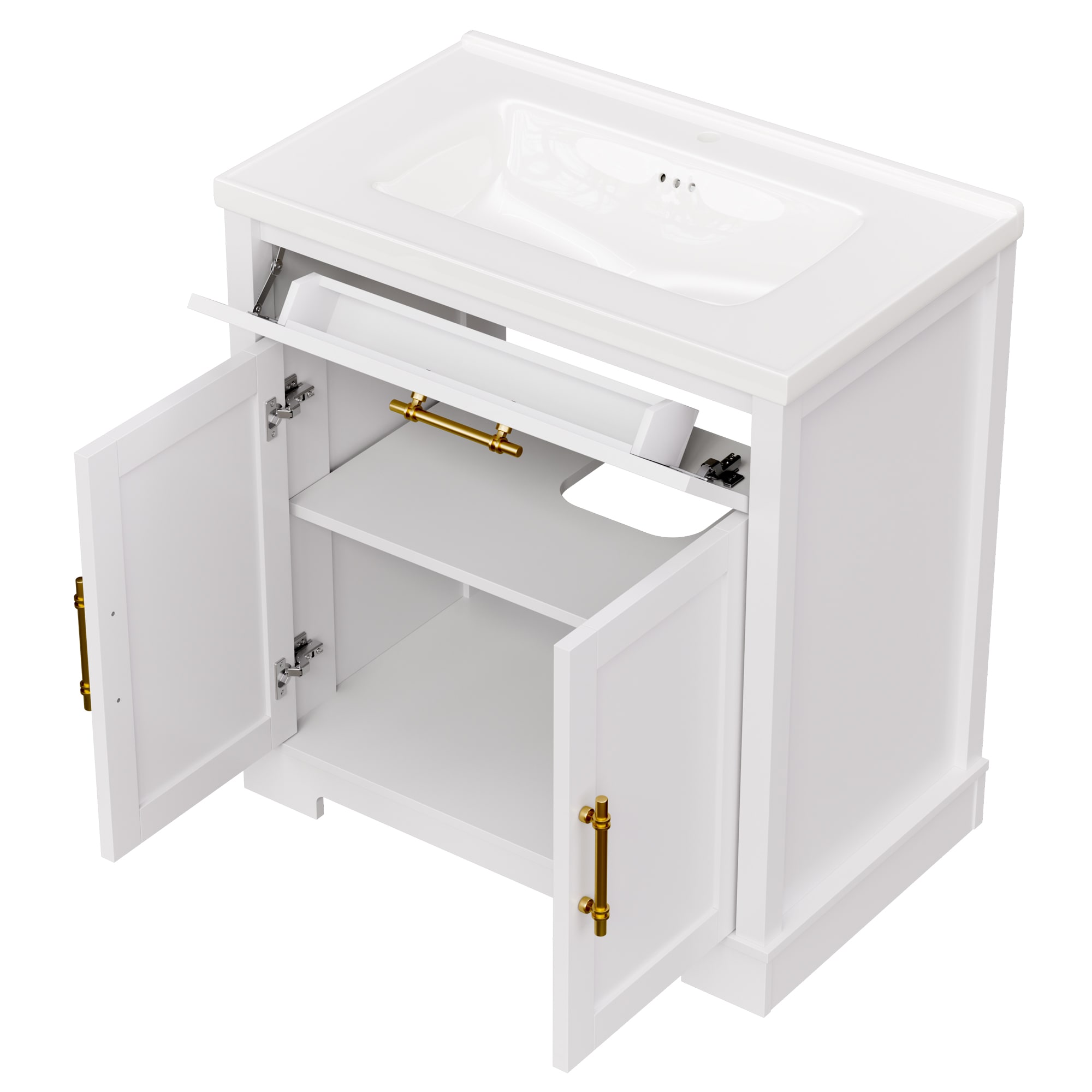 JEAREY LJ48-WH-JR Bath-Vanity-Combo - View #3