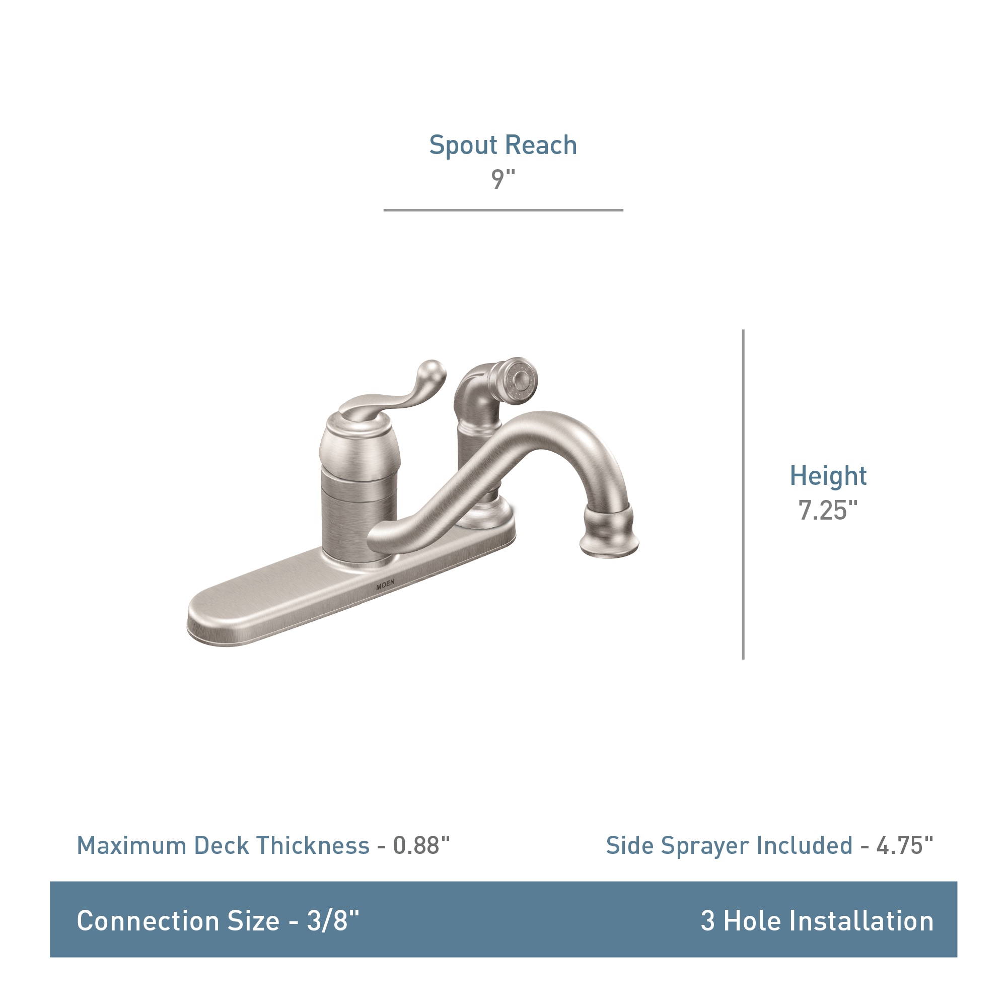 Moen CA87524SRS Kitchen-Faucets - View #3